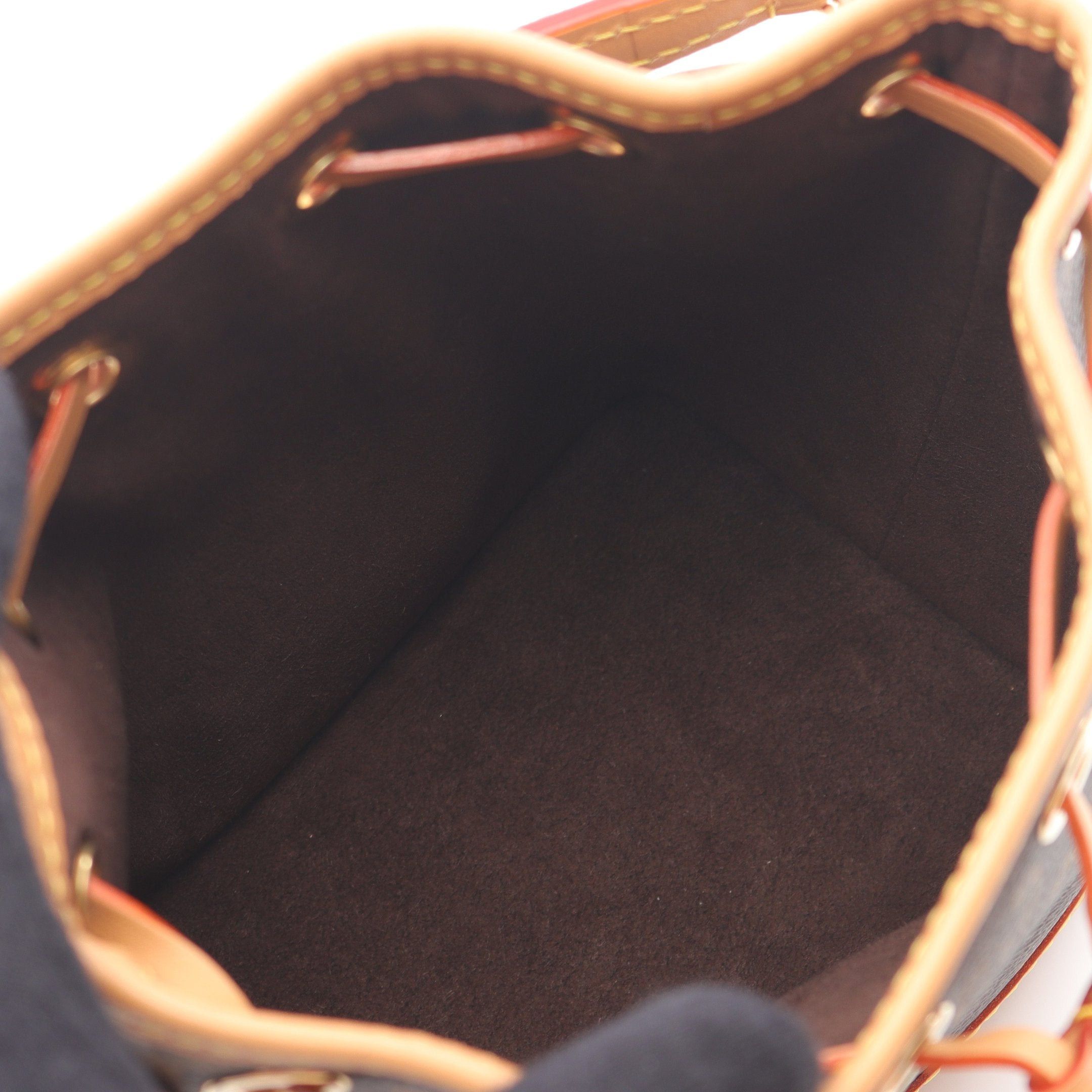 Louis Vuitton Louis Vuitton Nano Noe Monogram Handbag Leather Brown Size ONE SIZE - 3 Thumbnail