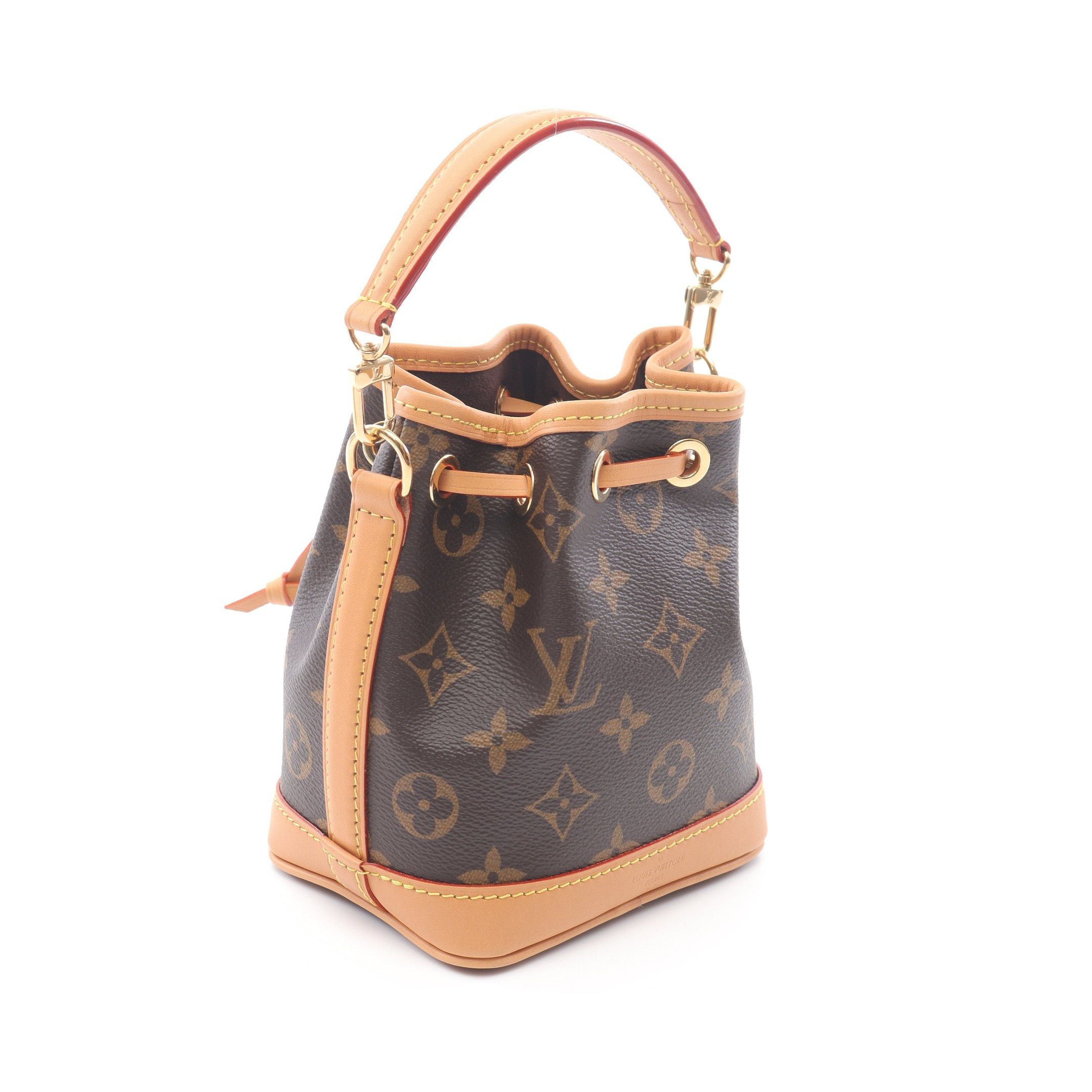 Louis Vuitton Louis Vuitton Nano Noe Monogram Handbag Leather Brown Size ONE SIZE - 2 Thumbnail
