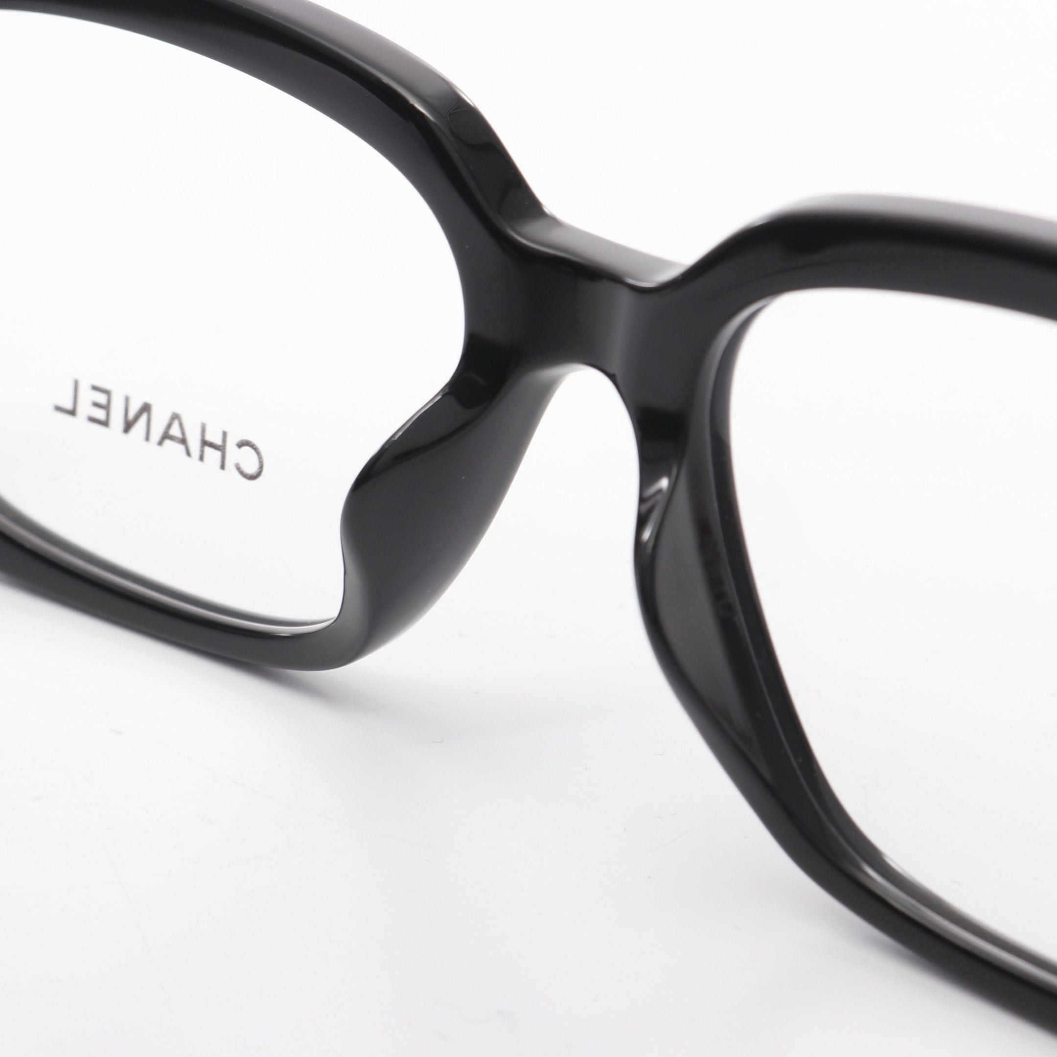Chanel Chanel Coco Mark Glasses Chain Decoration Black Non-Prescription Size ONE SIZE - 6 Thumbnail