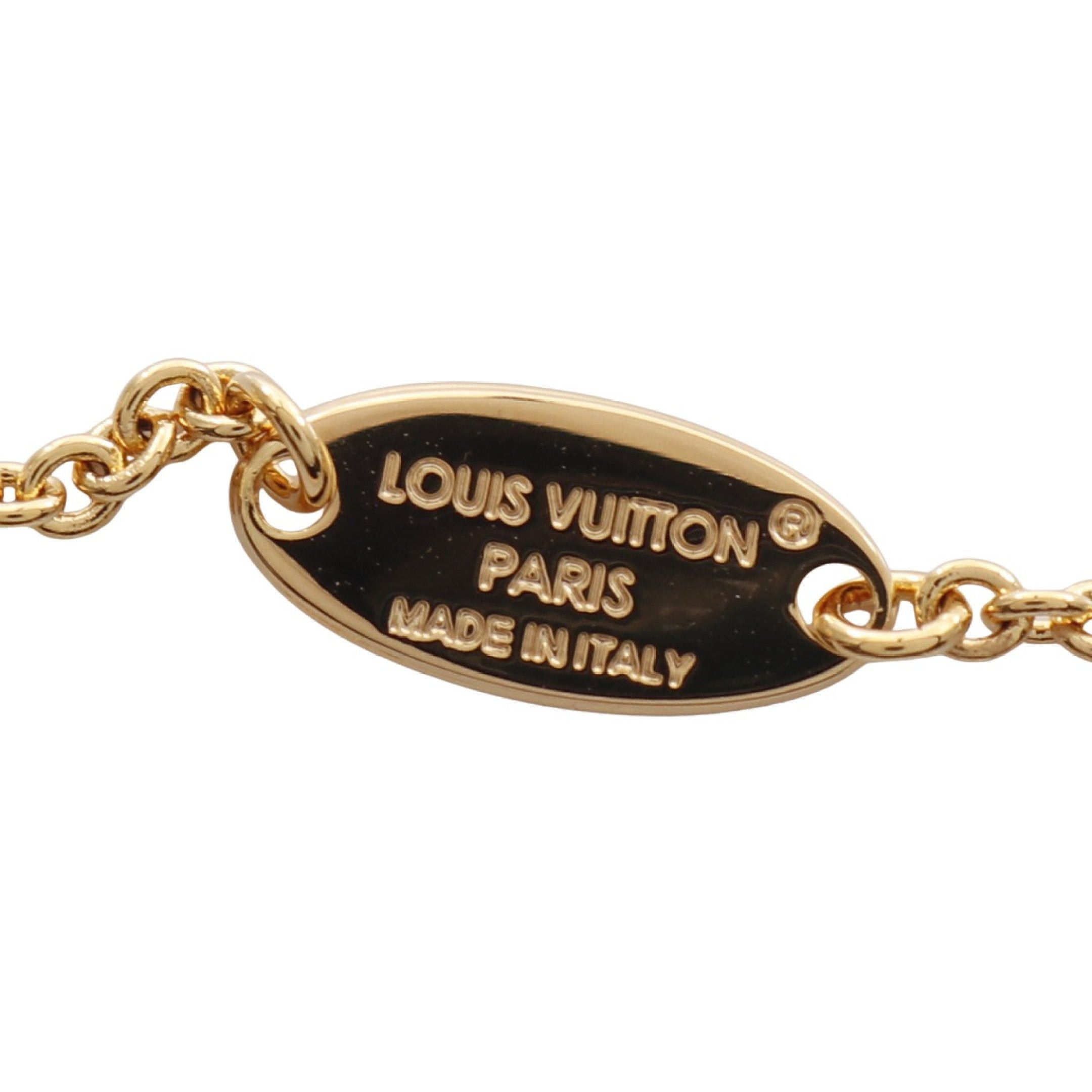 Louis Vuitton Louis Vuitton Essential V Necklace Gp Gold Size ONE SIZE - 4 Thumbnail