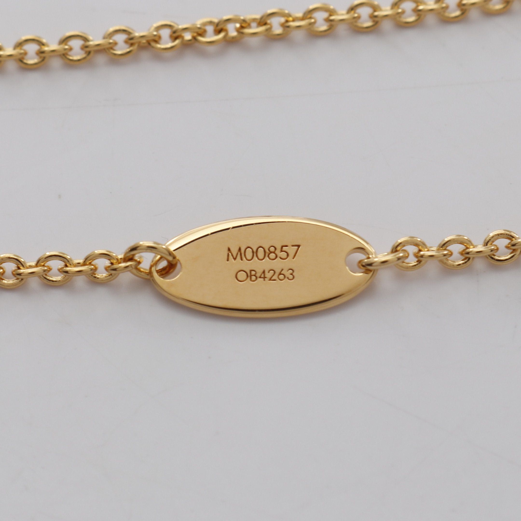 Louis Vuitton Louis Vuitton Essential V Necklace Gp Gold Size ONE SIZE - 5 Thumbnail