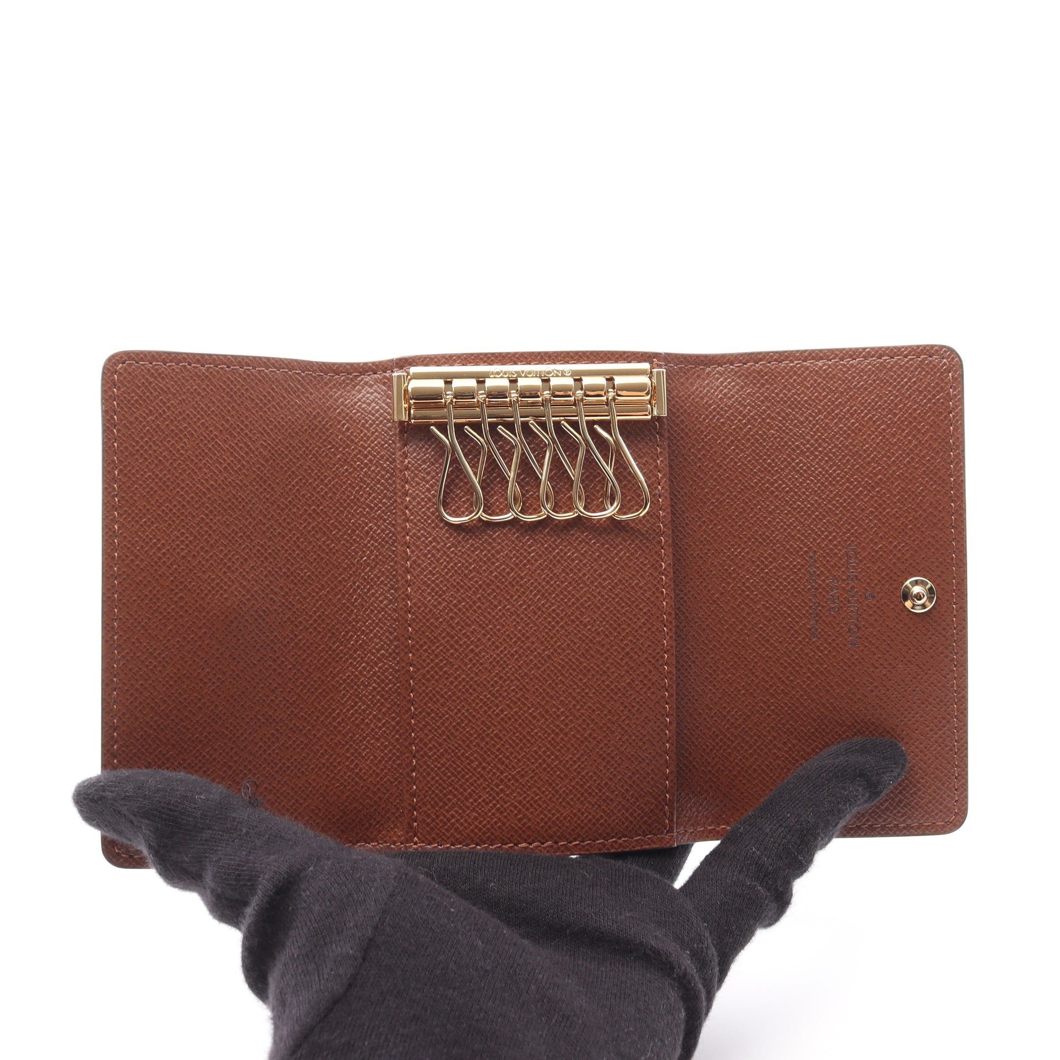 Louis Vuitton Louis Vuitton Multicle 6 Monogram Key Case Brown Size ONE SIZE - 3 Thumbnail