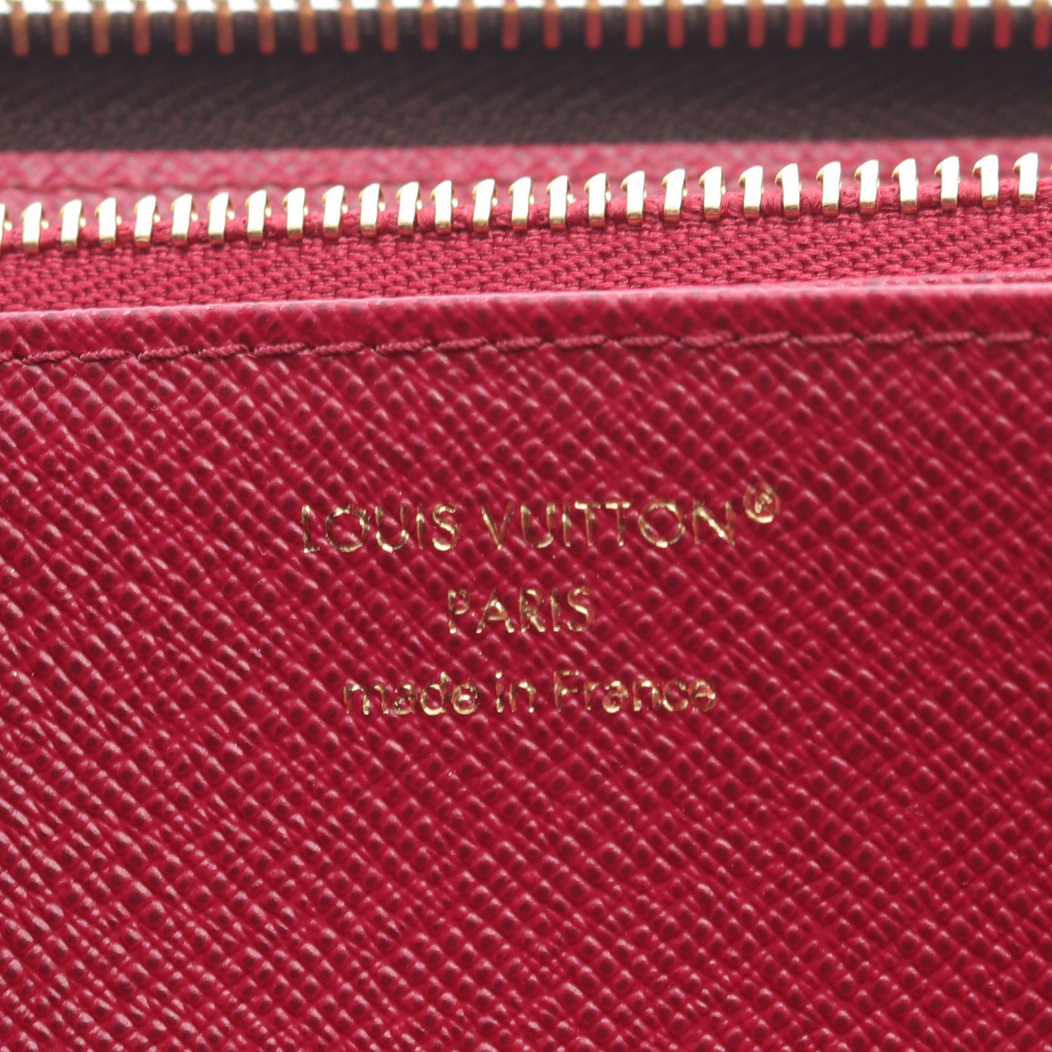 Louis Vuitton Louis Vuitton Zippy Wallet Monogram Fuchsia Round Zipper Long Brown Pink Purple Size ONE SIZE - 4 Thumbnail