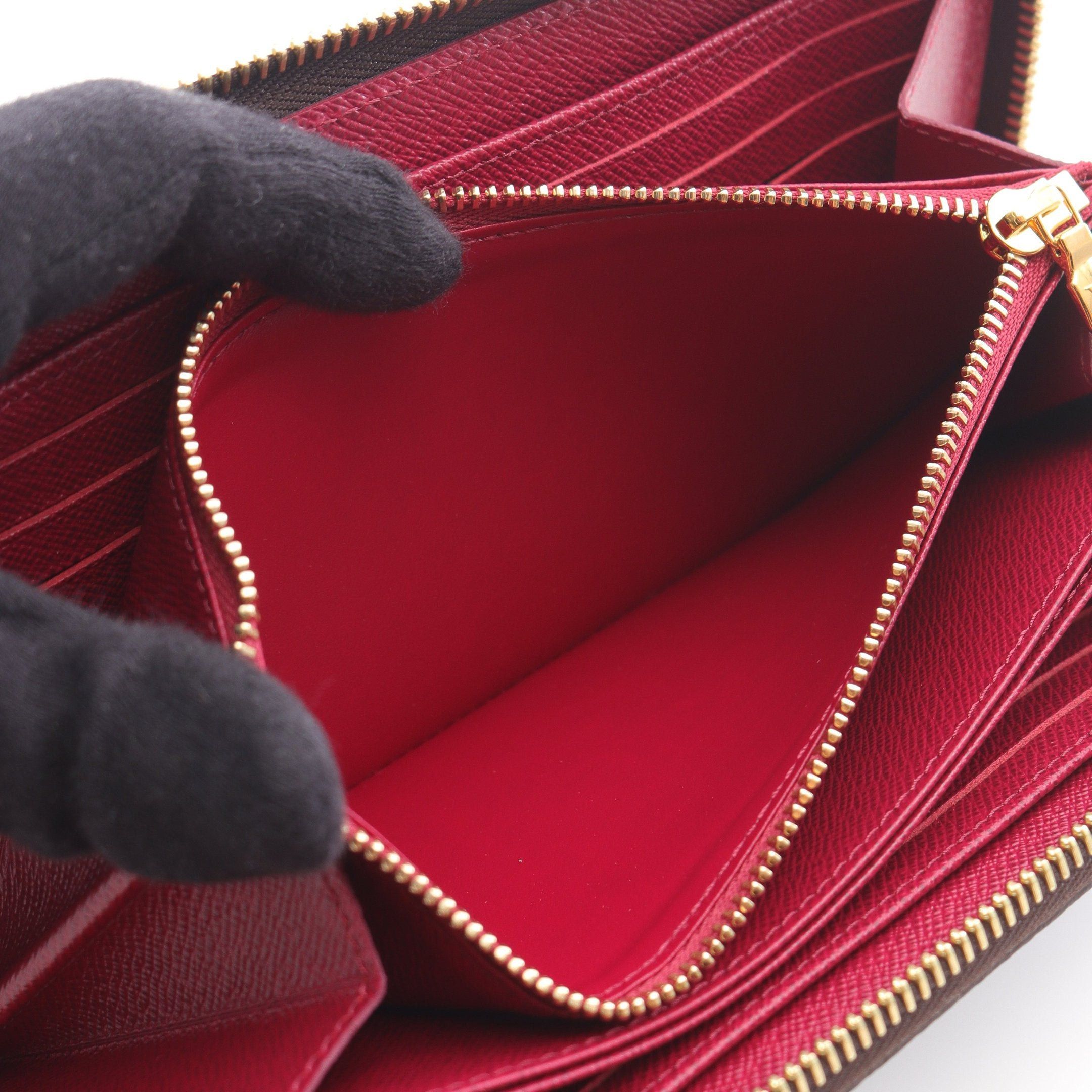 Louis Vuitton Louis Vuitton Zippy Wallet Monogram Fuchsia Round Zipper Long Brown Pink Purple Size ONE SIZE - 7 Thumbnail