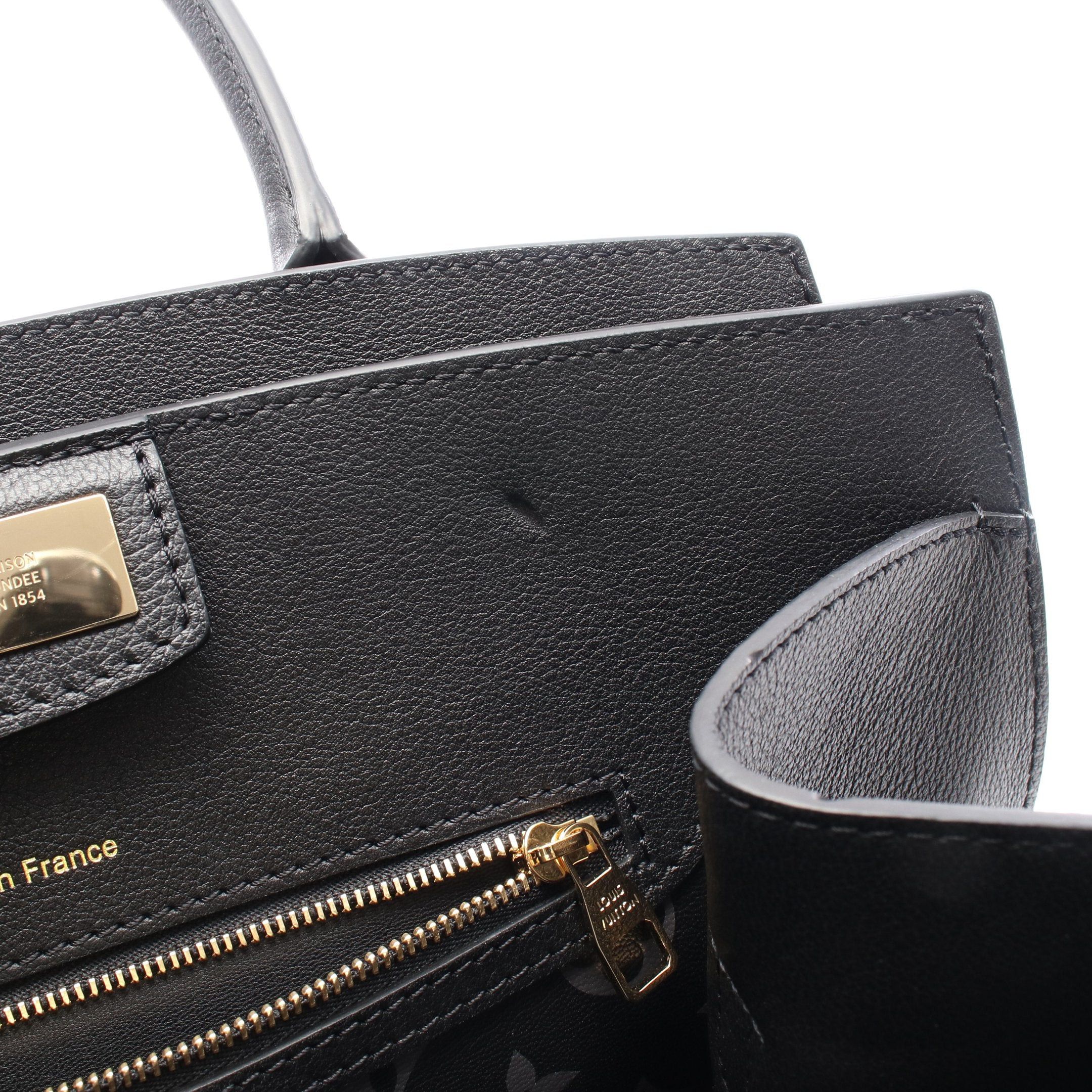 Louis Vuitton Louis Vuitton Steamer Mm Noir Handbag Leather Black Size ONE SIZE - 6 Thumbnail