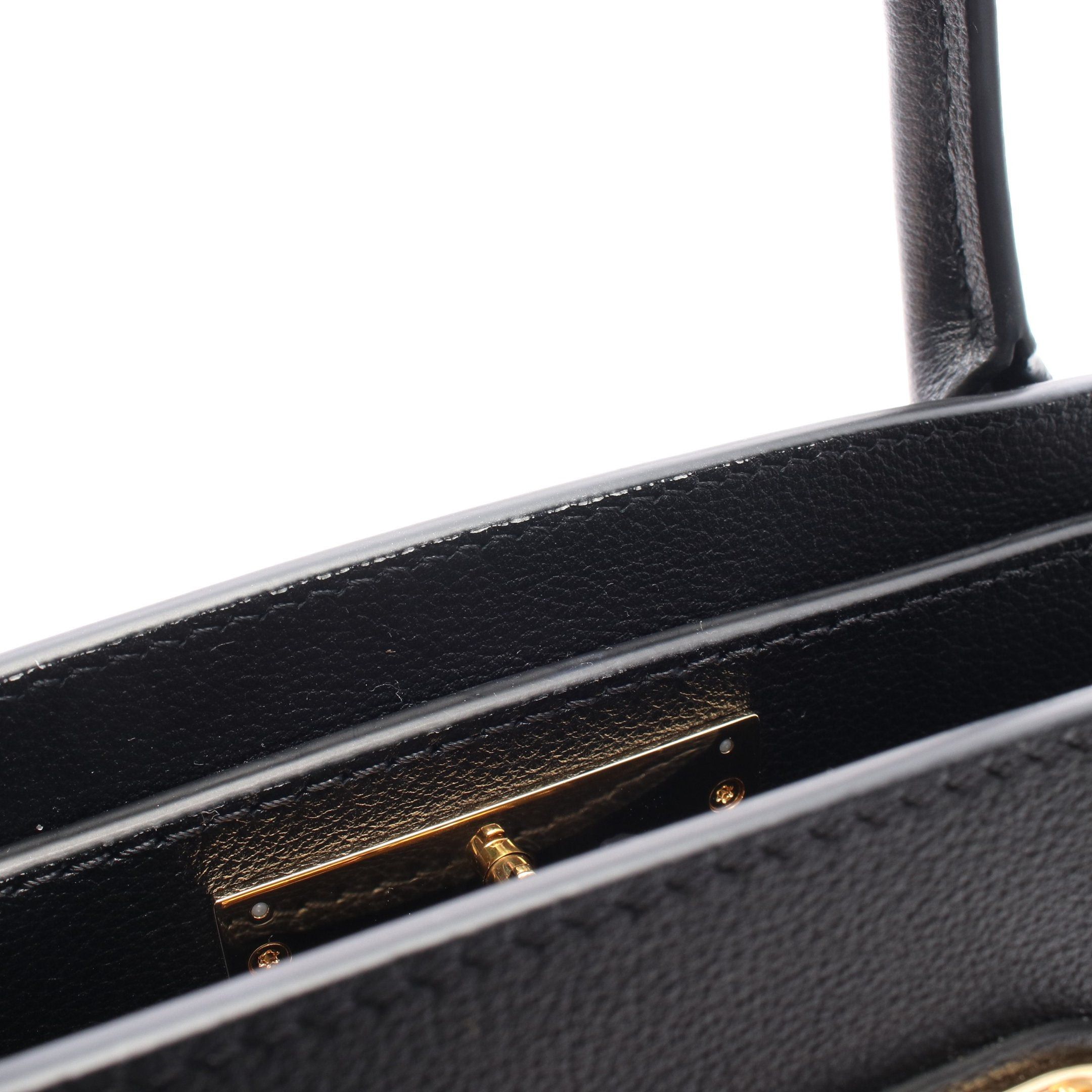 Louis Vuitton Louis Vuitton Steamer Mm Noir Handbag Leather Black Size ONE SIZE - 7 Thumbnail