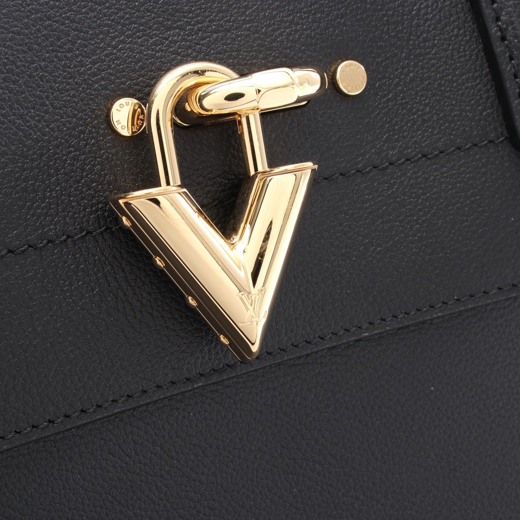 Louis Vuitton Louis Vuitton Steamer Mm Noir Handbag Leather Black Size ONE SIZE - 10 Thumbnail