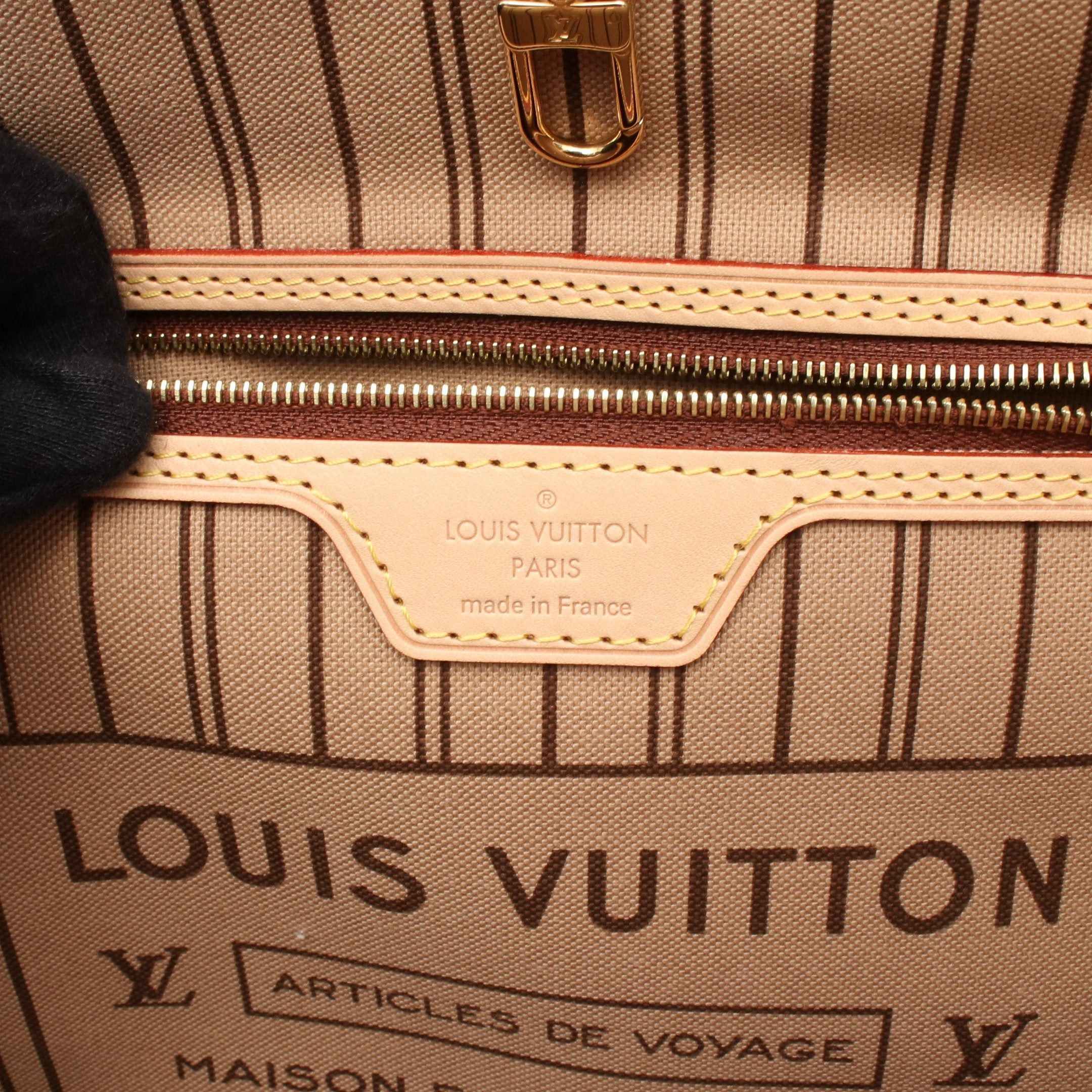Louis Vuitton Louis Vuitton Neverfull Pm Monogram Handbag Tote Bag Leather Brown Size ONE SIZE - 4 Thumbnail