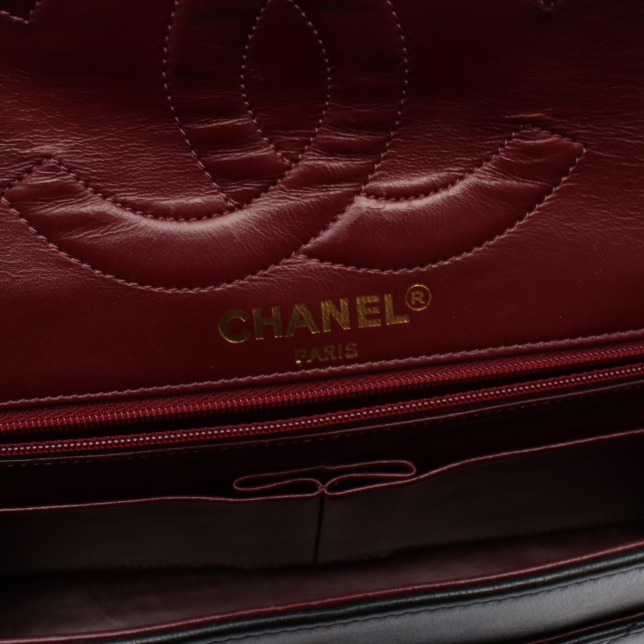 Chanel Chanel Matelasse Paris Exclusive Double Flap Chain Shoulder Bag Lambskin Black Combination Metal Fittings Size ONE SIZE - 4 Thumbnail