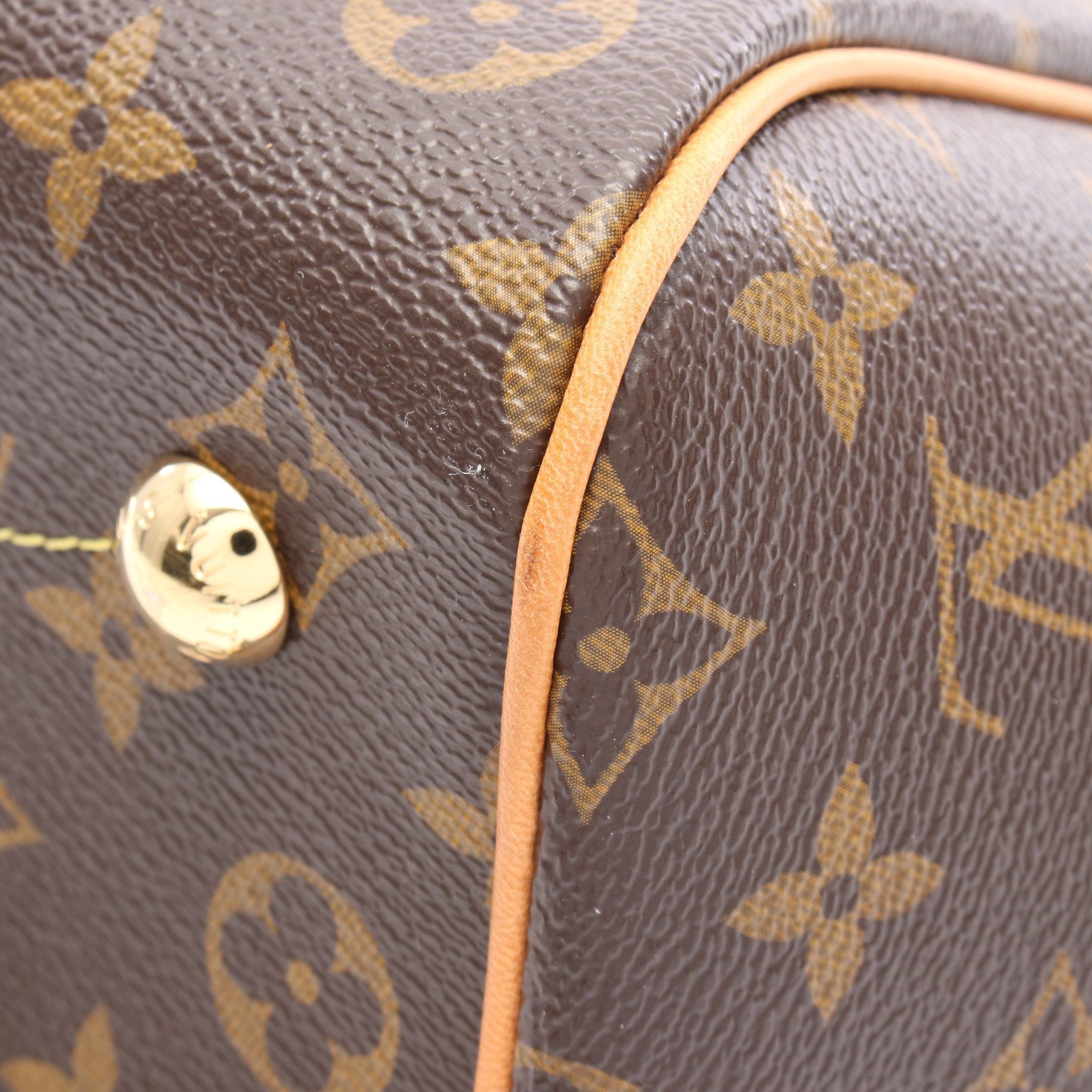 Louis Vuitton Louis Vuitton Tivoli Pm Monogram Handbag Leather Brown Size ONE SIZE - 6 Thumbnail