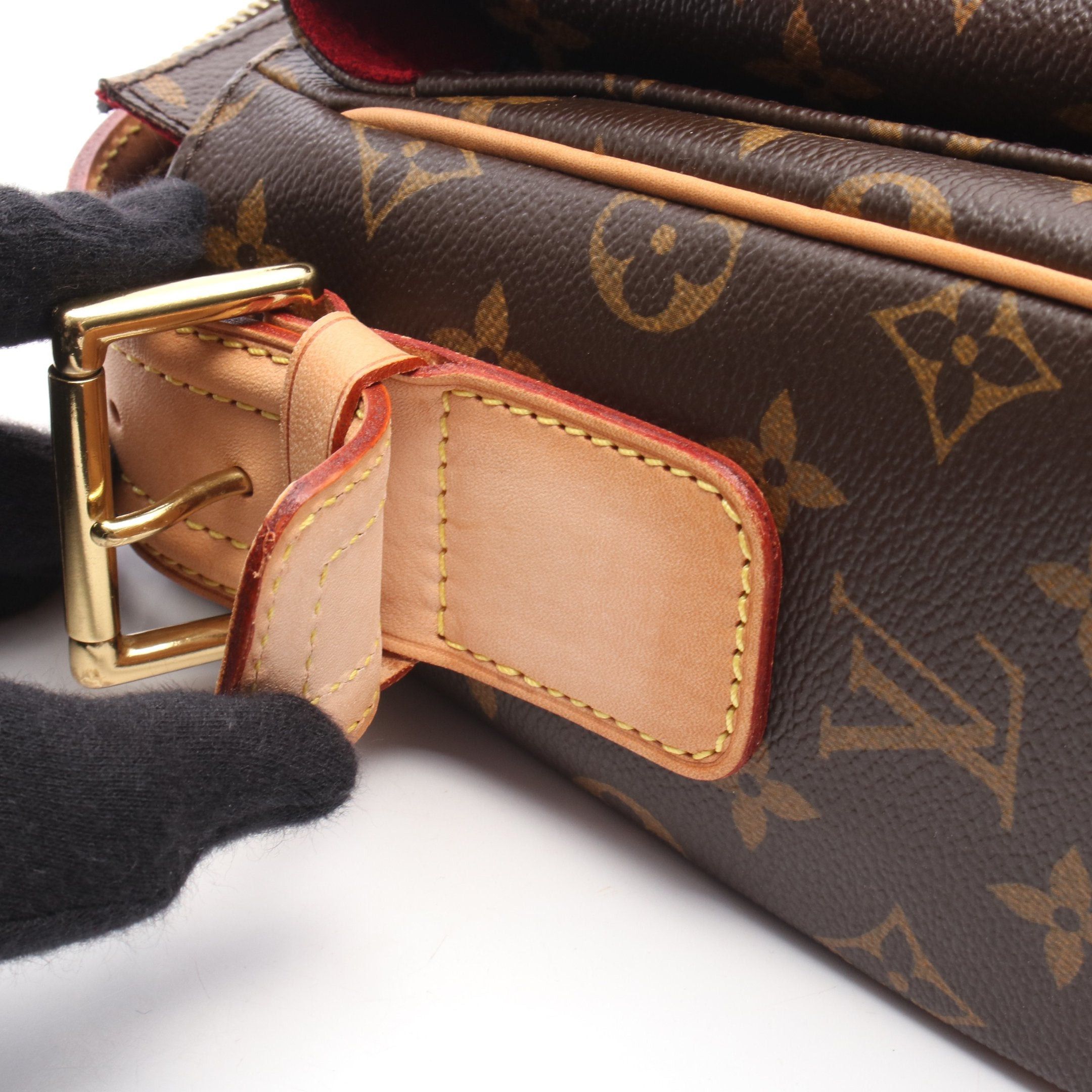 Louis Vuitton Louis Vuitton Vivacite Gm Monogram Shoulder Bag Leather Brown Size ONE SIZE - 8 Thumbnail