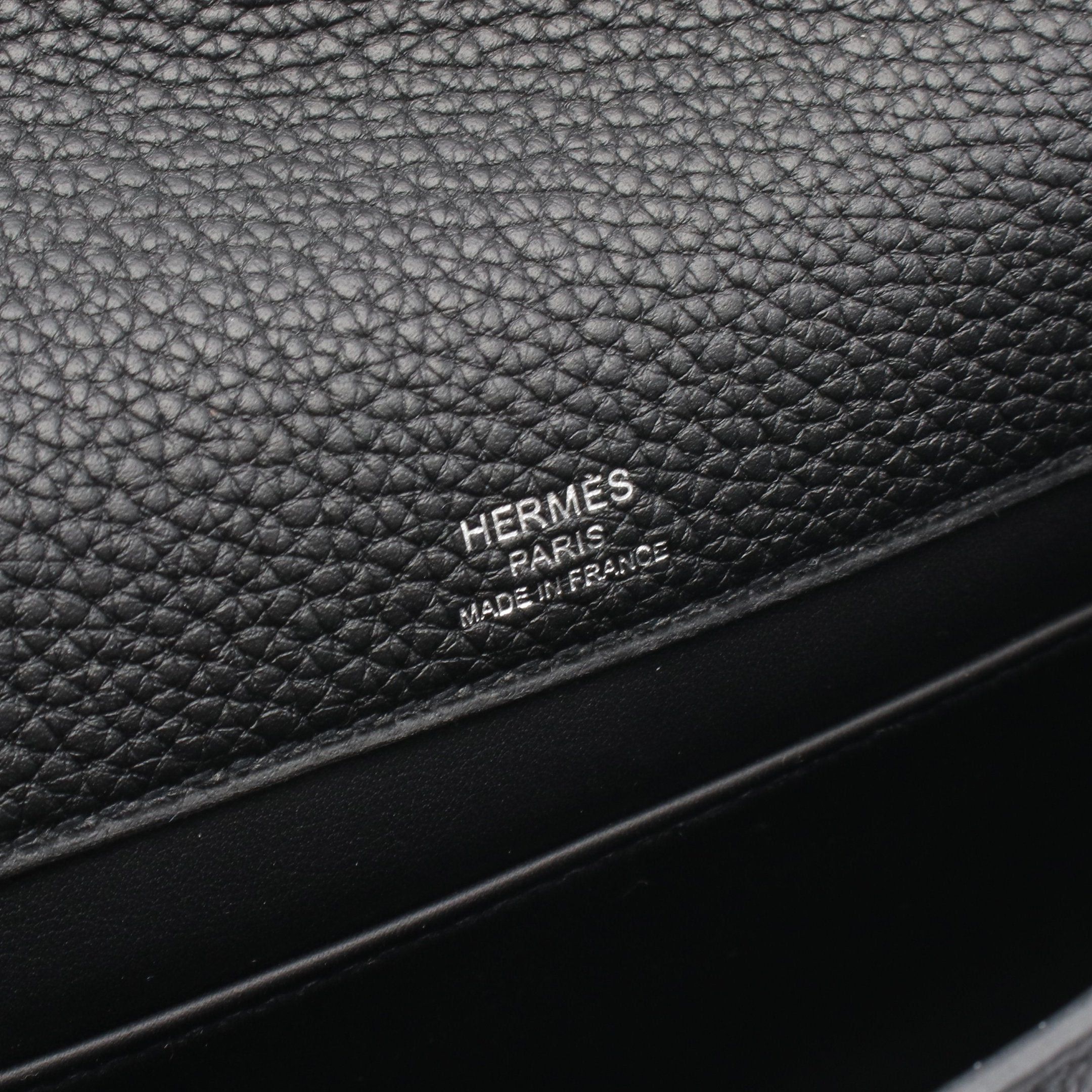 Hermes Hermes Sac Adepesh 21 Shoulder Bag Togo Black Silver Hardware U Stamp Size ONE SIZE - 4 Thumbnail
