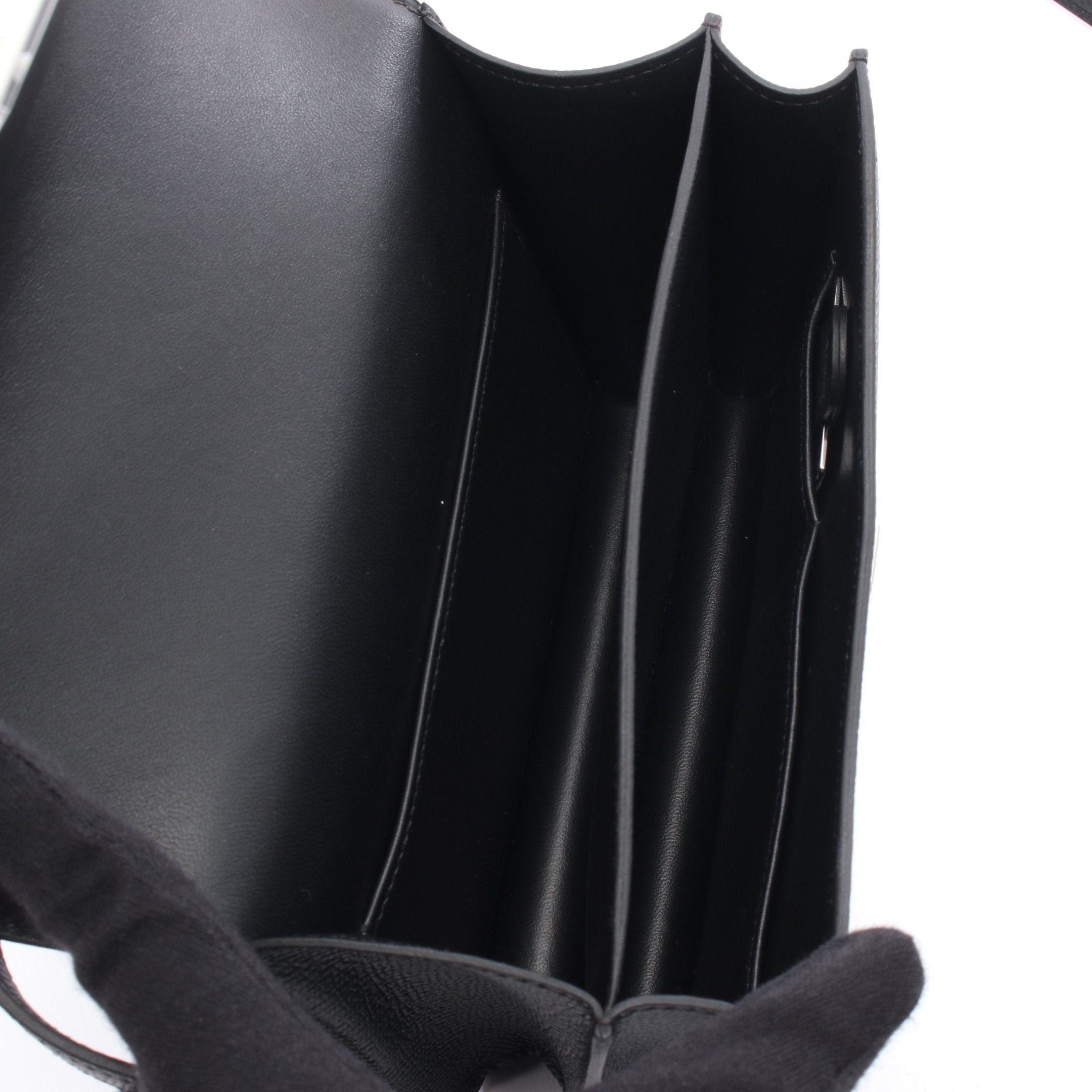 Hermes Hermes Constance 3 Mini Miroir Shoulder Bag Veau Epsom Black Silver Hardware Double Engraved Size ONE SIZE - 3 Thumbnail
