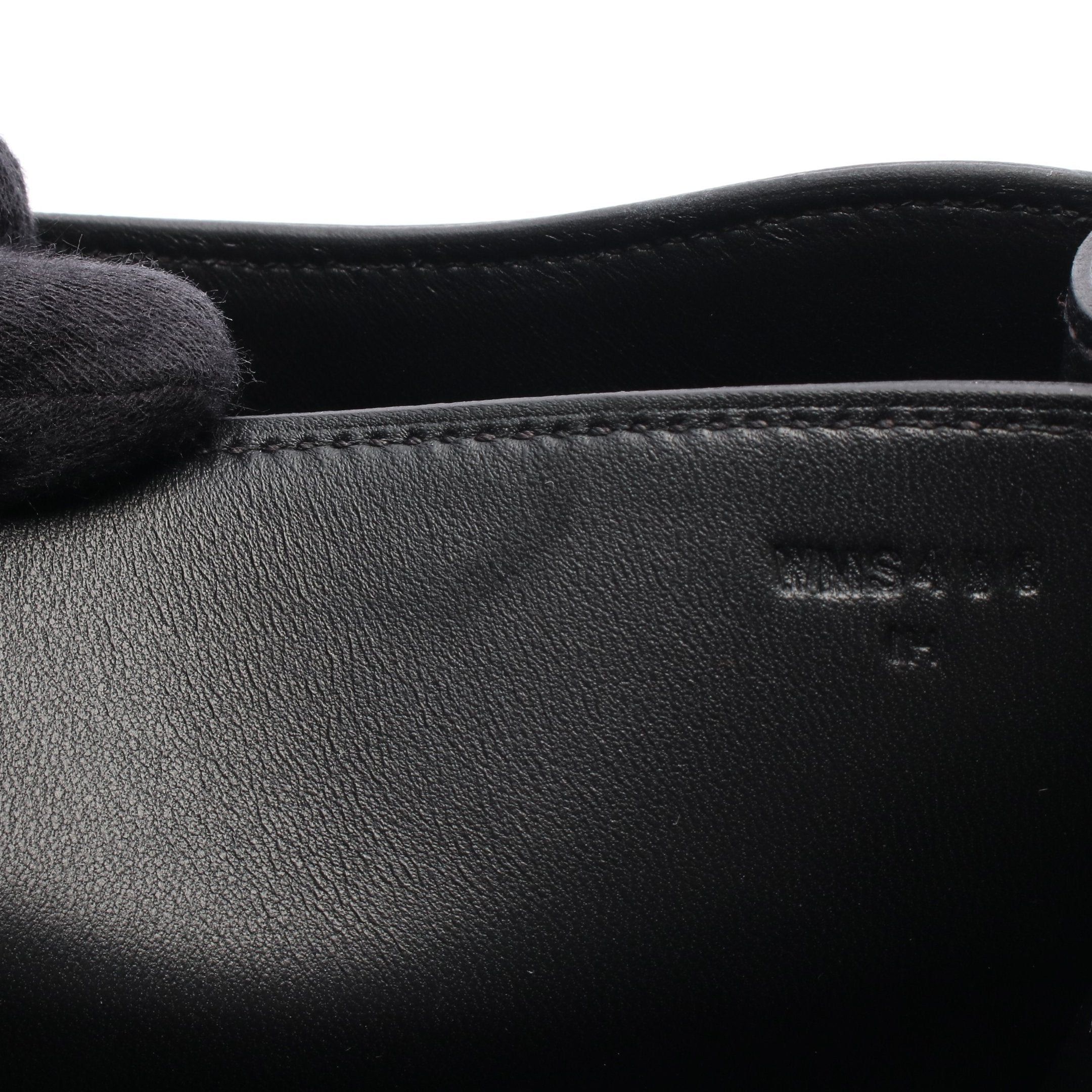 Hermes Hermes Constance 3 Mini Miroir Shoulder Bag Veau Epsom Black Silver Hardware Double Engraved Size ONE SIZE - 6 Thumbnail