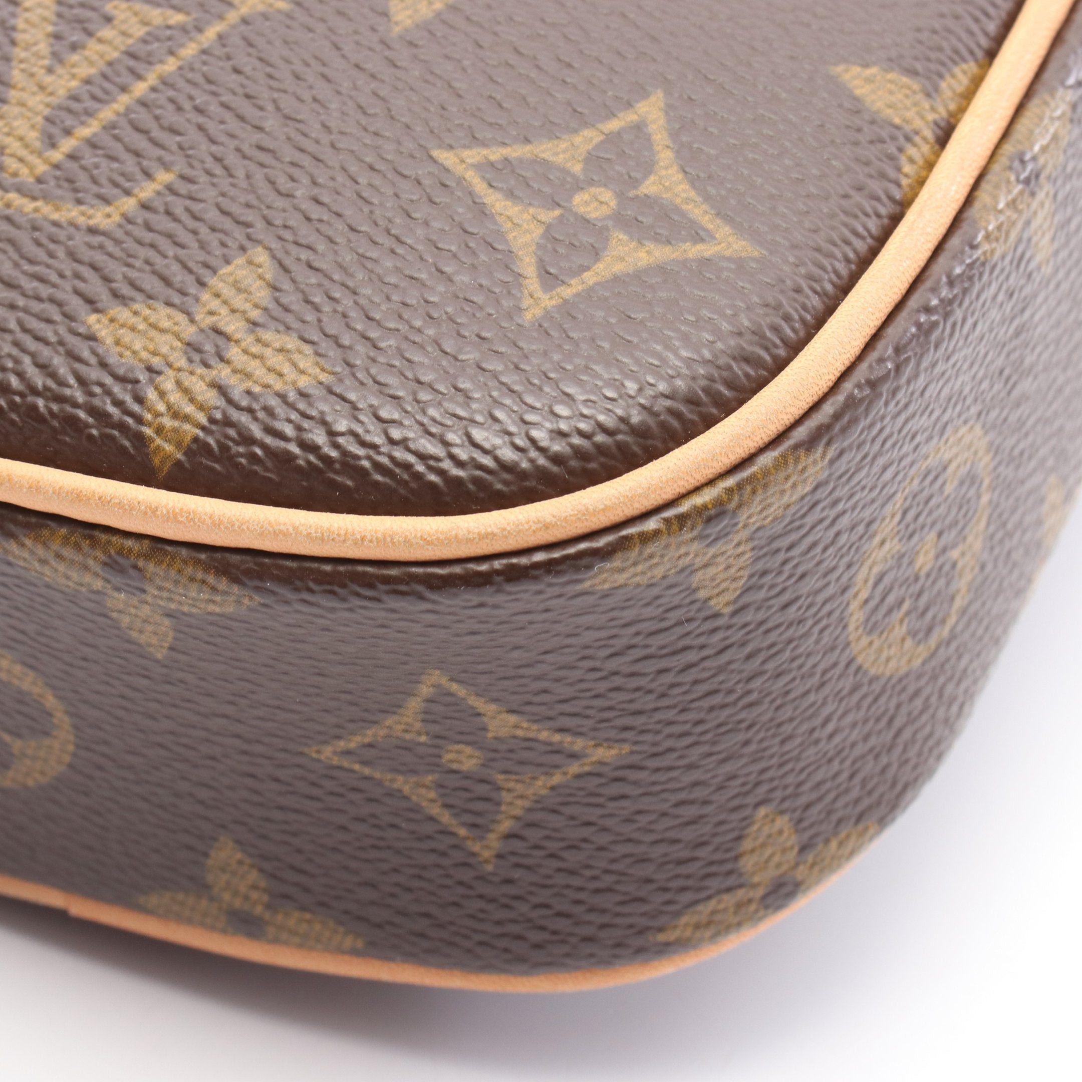 Louis Vuitton Louis Vuitton Pochette Ganju Monogram Body Bag Leather Brown Size ONE SIZE - 6 Thumbnail