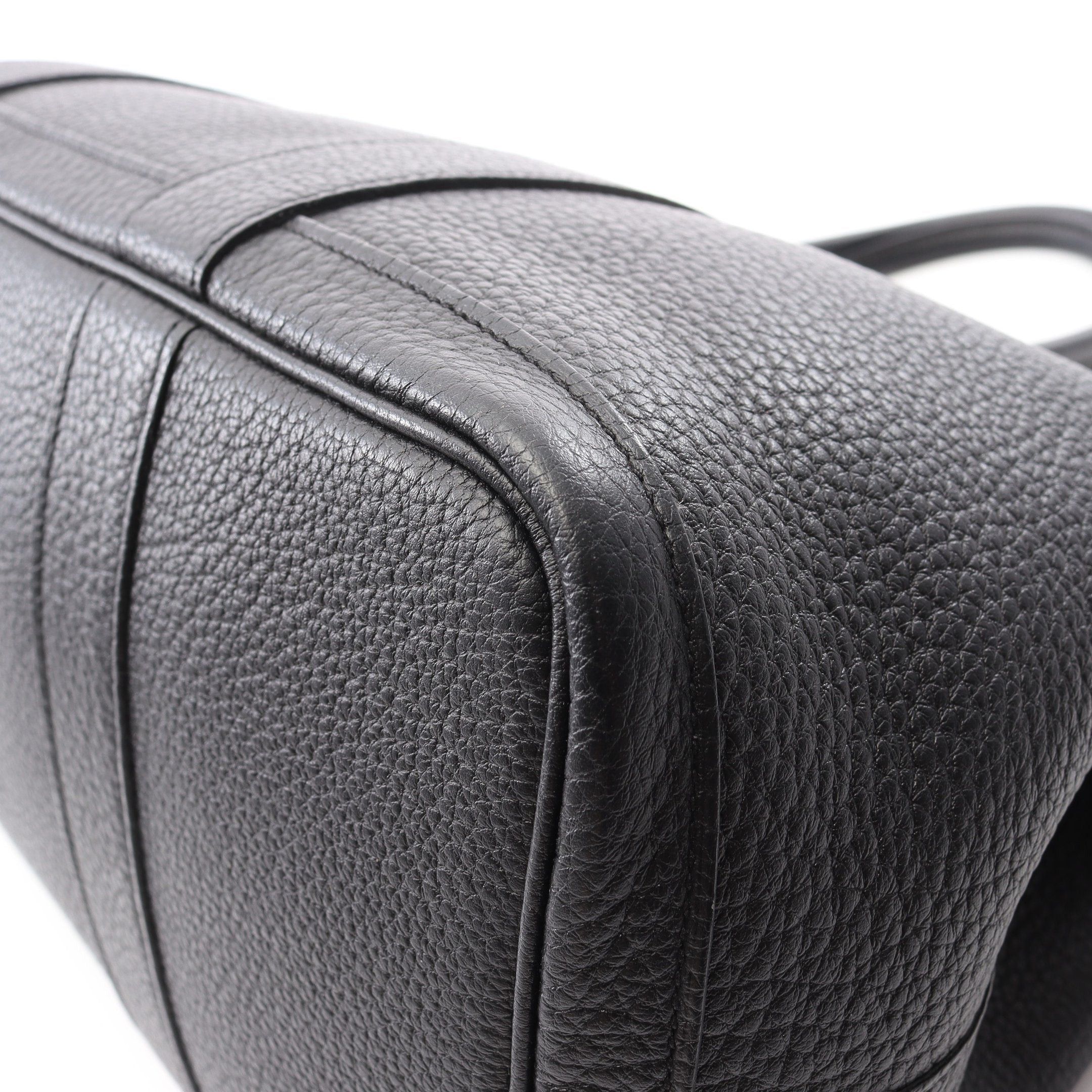 Hermes Hermes Garden Party Pm Handbag Tote Bag Negonda Leather Black Silver Hardware C Engraved Size ONE SIZE - 8 Thumbnail