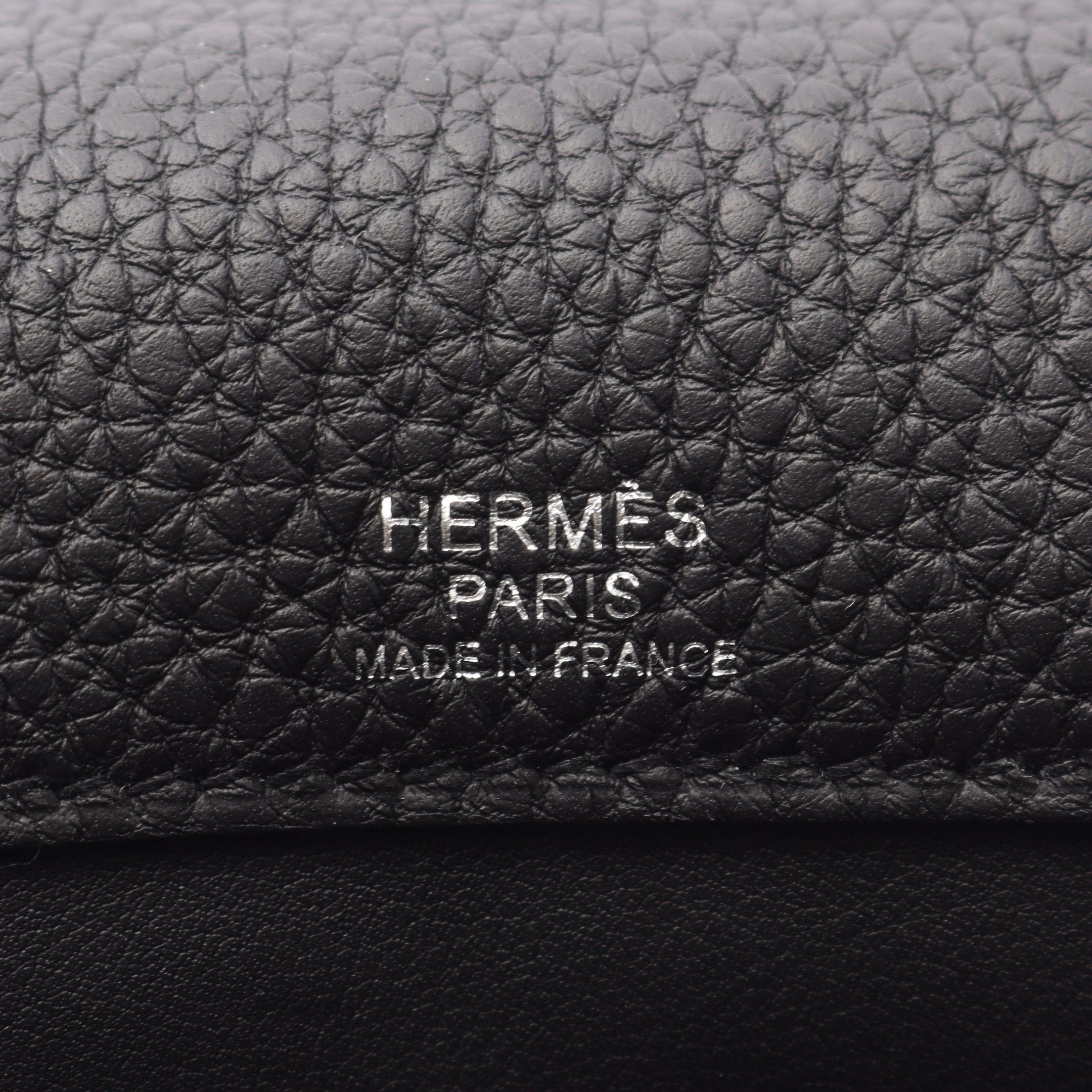 Hermes Hermes Sac Adepeche 29 Shoulder Bag Togo Black Silver Hardware B Stamp Size ONE SIZE - 4 Thumbnail