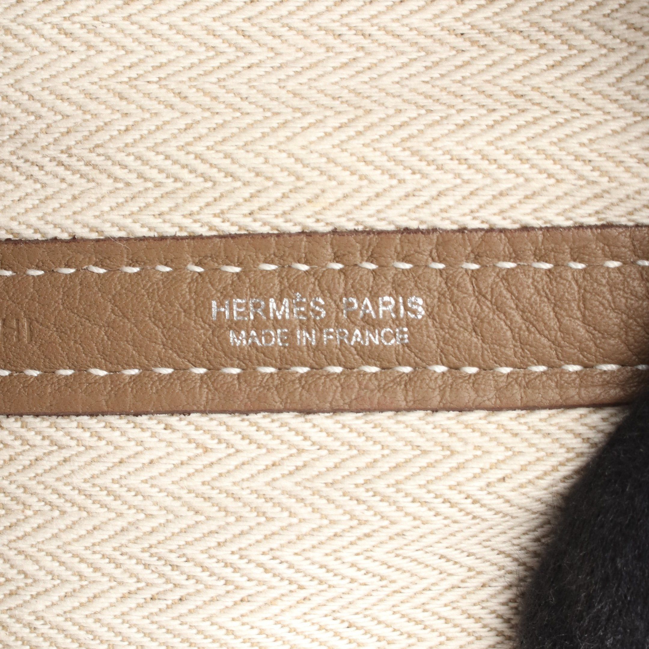 Hermes Hermes Garden Party Pm Etoupe Handbag Tote Bag Negonda Leather Gray Brown Silver Hardware C Engraved Size ONE SIZE - 4 Thumbnail