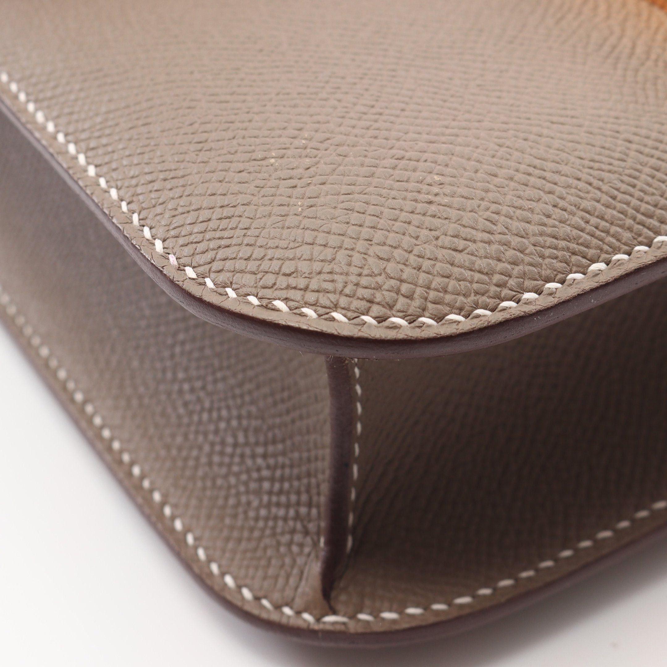 Hermes Hermes Constance 3 24 Etoupe Shoulder Bag Veau Epsom Gray Brown Pink Gold Hardware B Stamp Size ONE SIZE - 6 Thumbnail