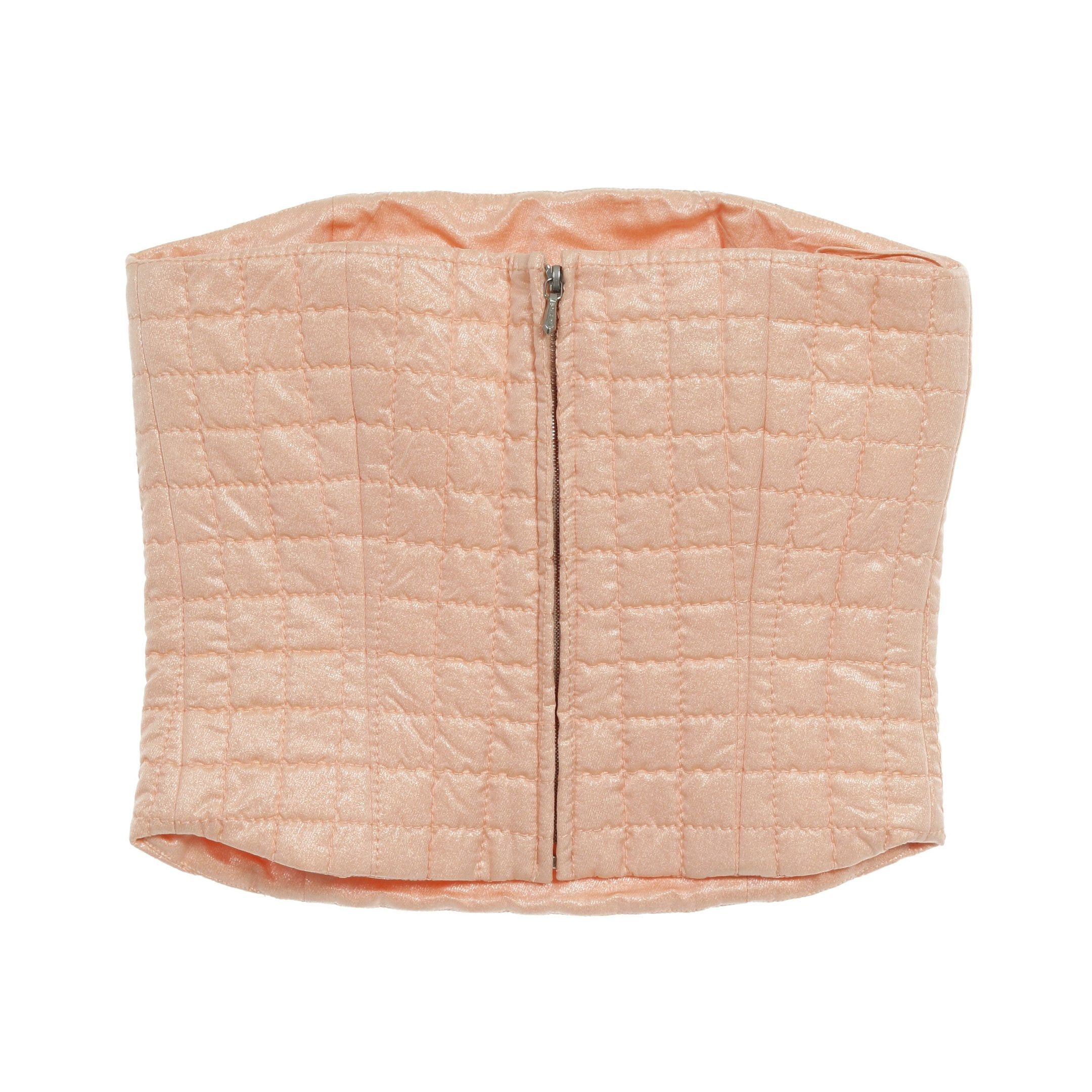 Chanel Chanel Chocolate Bar Bustier Tube Top Pink 00T Size ONE SIZE - 2 Thumbnail