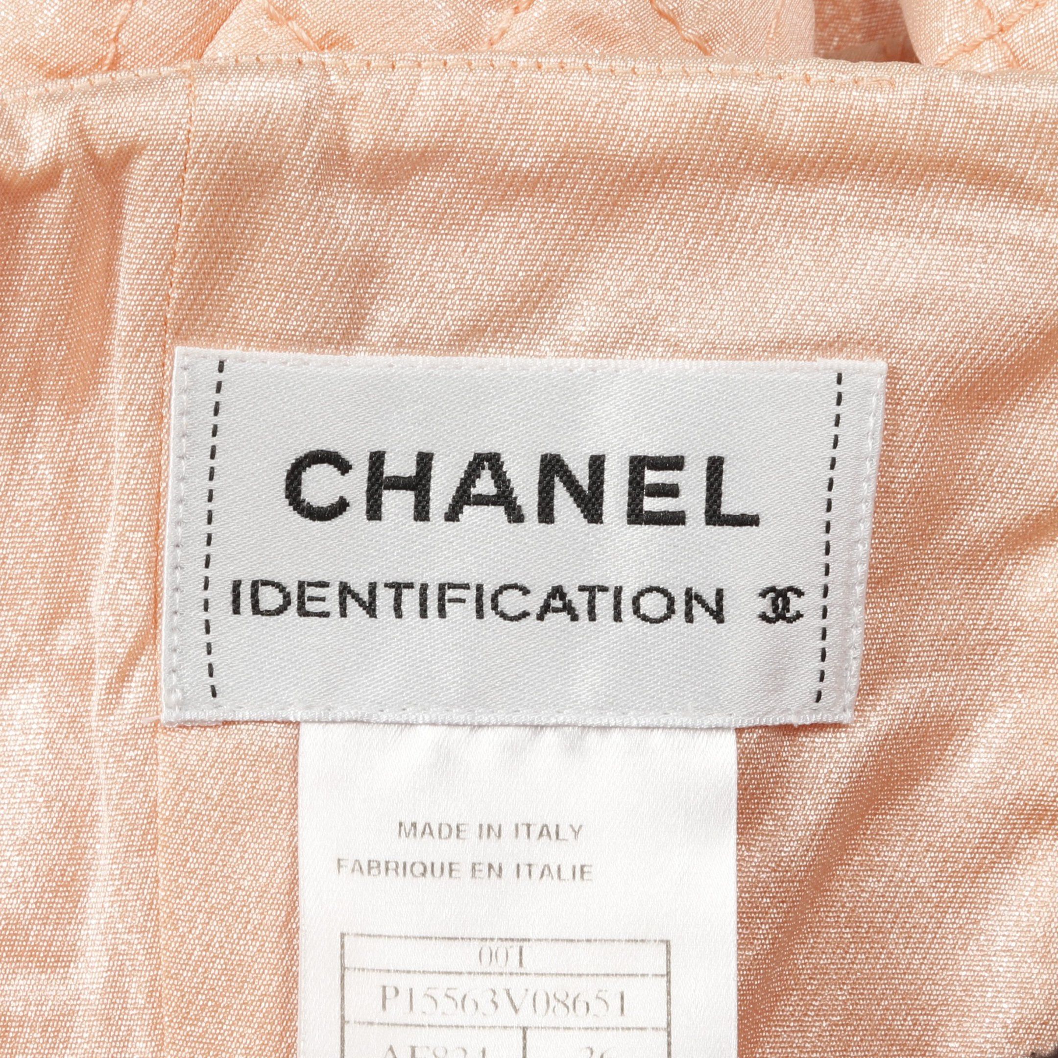 Chanel Chanel Chocolate Bar Bustier Tube Top Pink 00T Size ONE SIZE - 3 Thumbnail