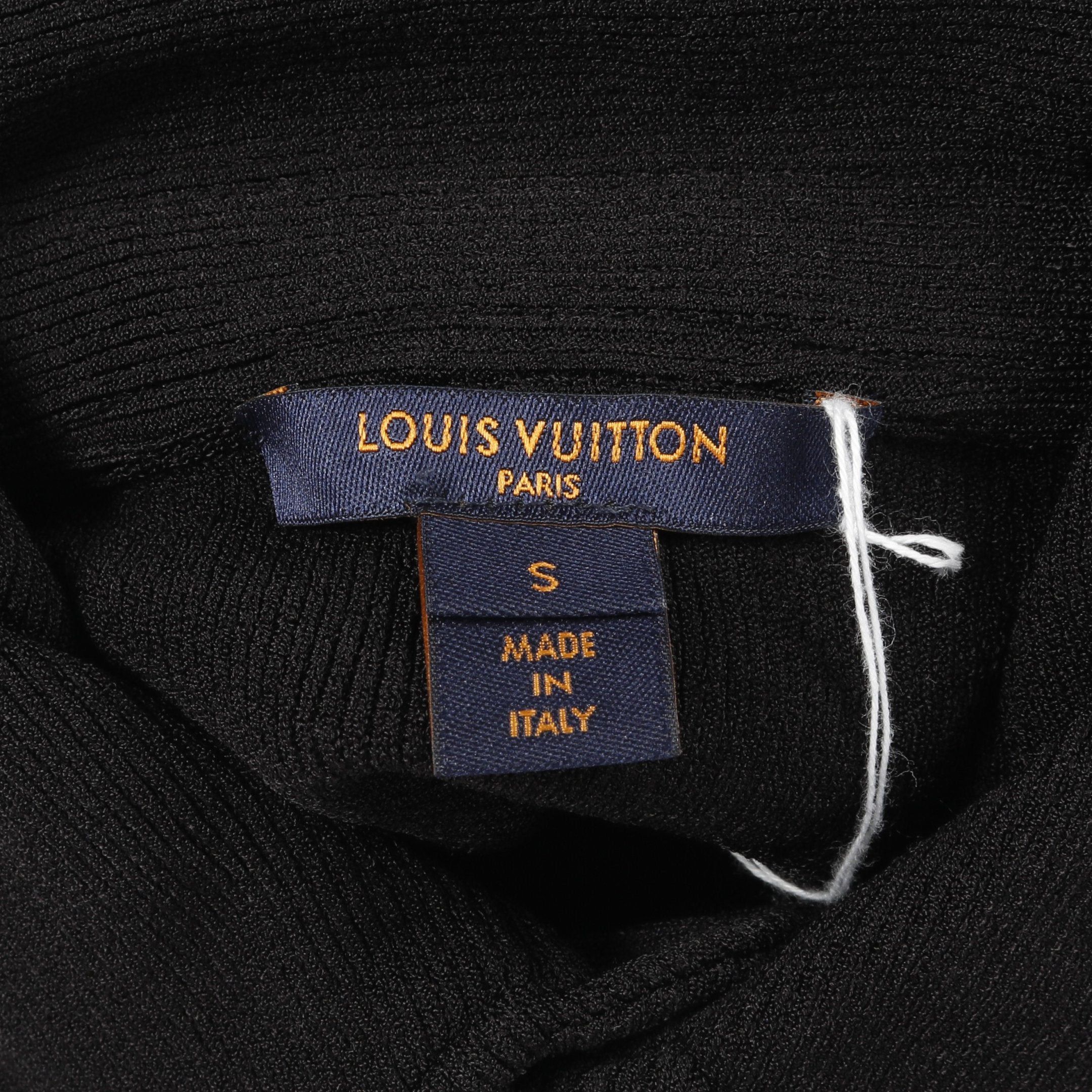 Louis Vuitton Louis Vuitton Knit Short Sleeve Rayon Black Size ONE SIZE - 3 Thumbnail