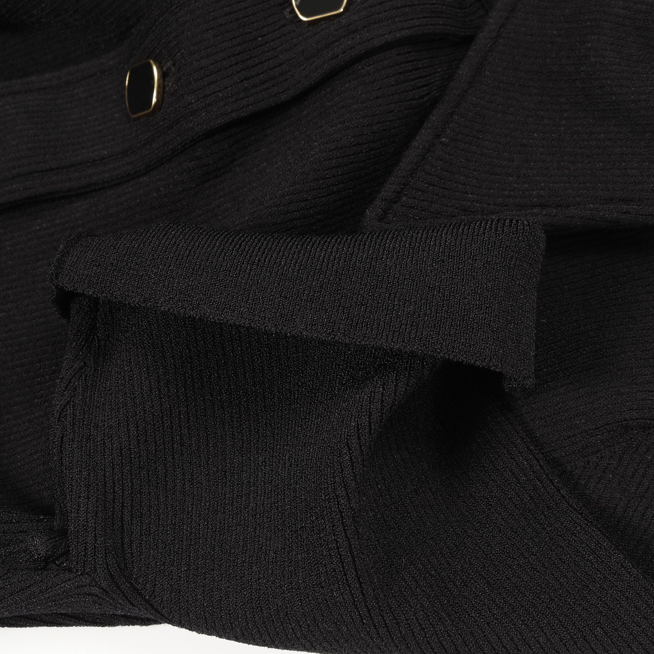 Louis Vuitton Louis Vuitton Knit Short Sleeve Rayon Black Size ONE SIZE - 6 Thumbnail