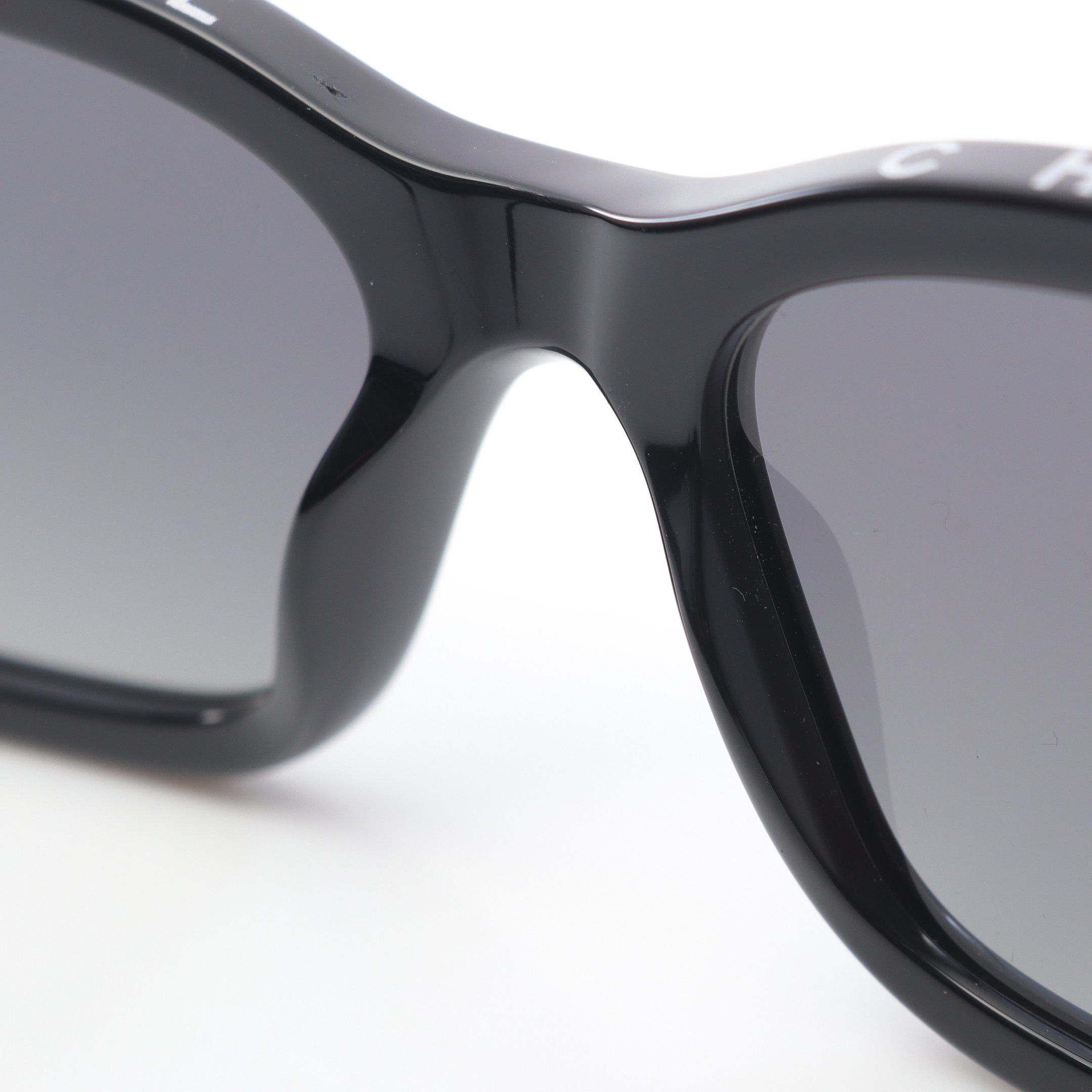 Chanel Chanel Square Shape Eyewear Sunglasses Black Size ONE SIZE - 5 Thumbnail