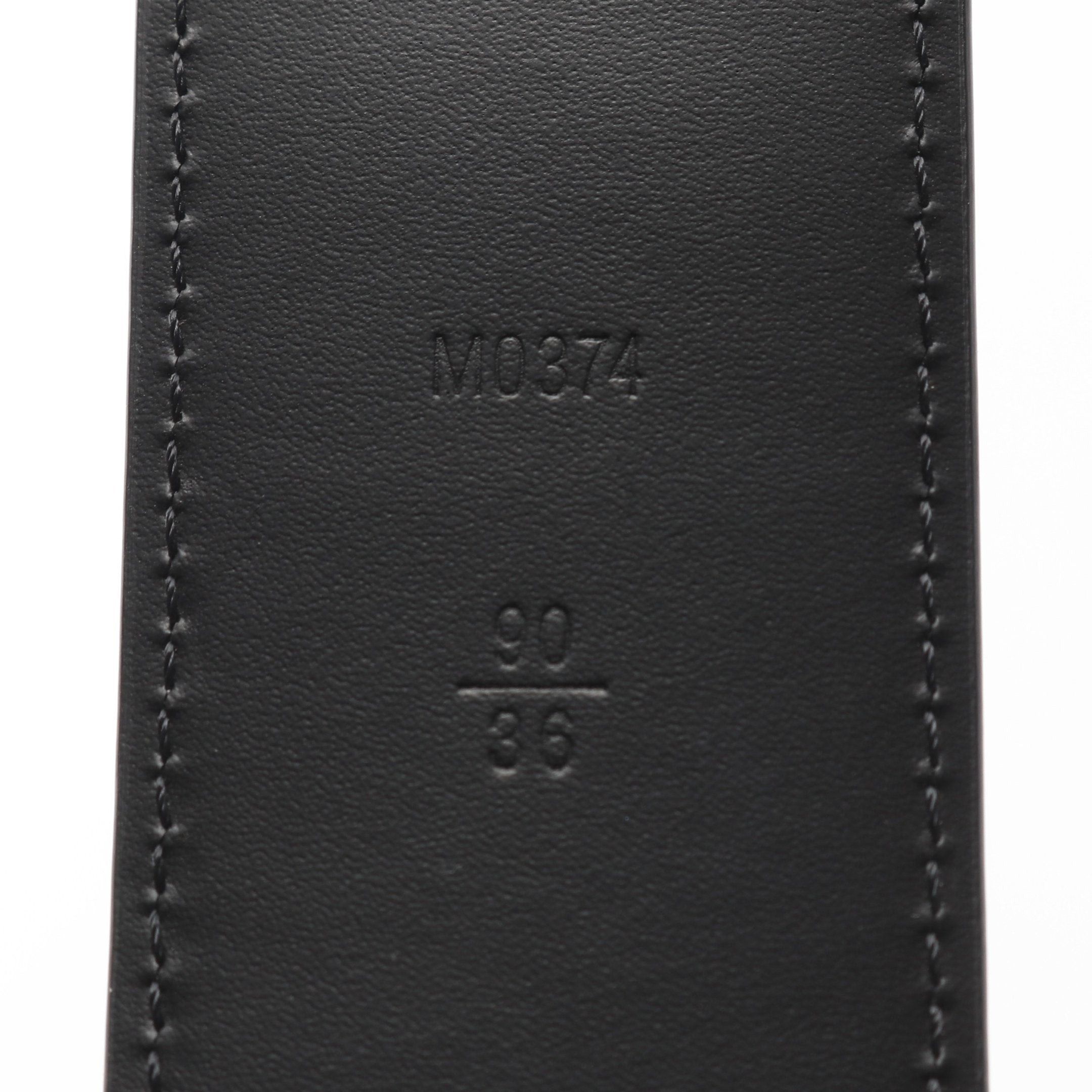 Louis Vuitton Louis Vuitton Ceinture Downtown Damier Graphite Belt Black Size ONE SIZE - 5 Thumbnail