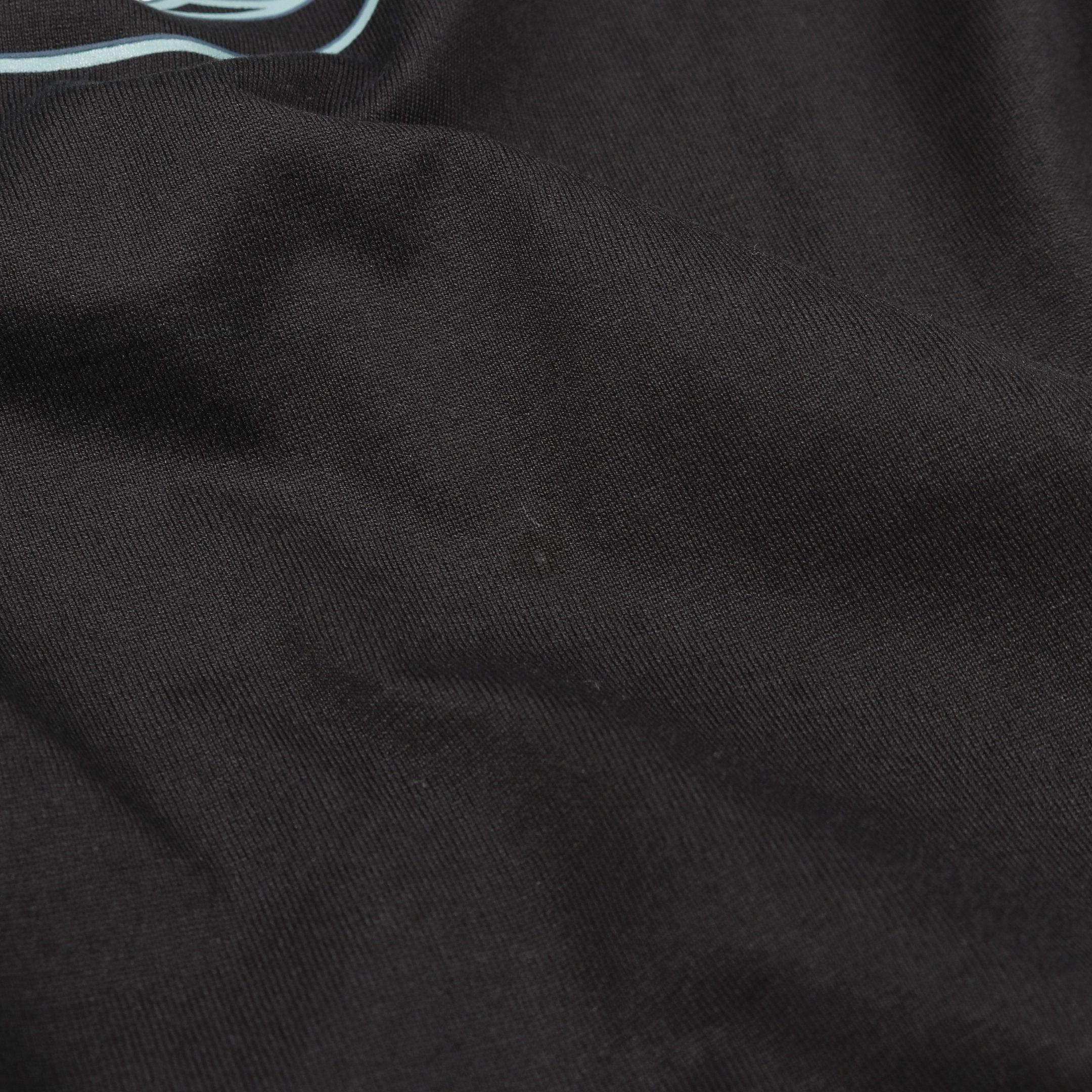 Hermes Hermes Cartouche T-Shirt One Piece Short Sleeve Cotton Black Size ONE SIZE - 6 Thumbnail
