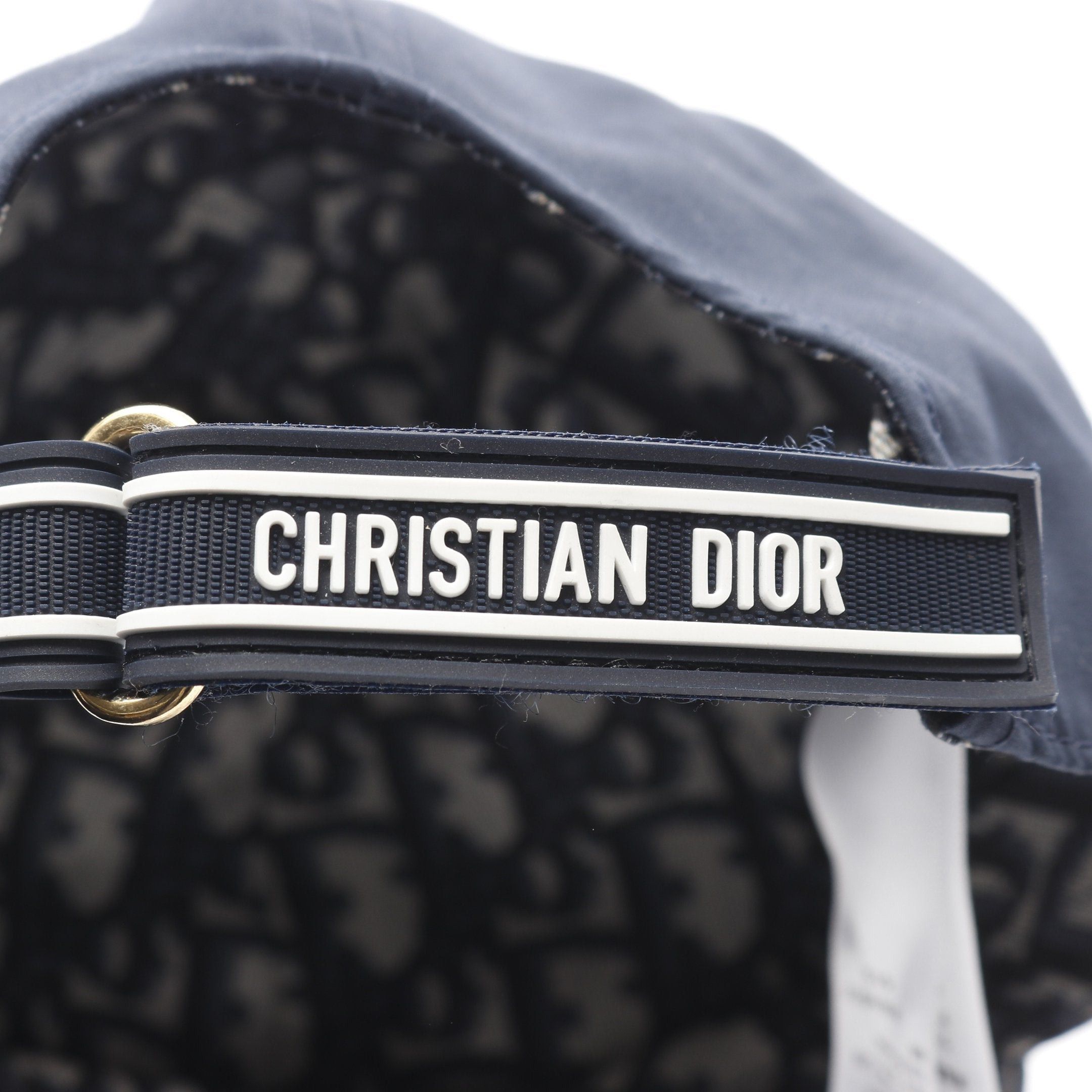 Dior Dior D-Player Oblique Cap Hat Cotton Navy Size ONE SIZE - 6 Thumbnail