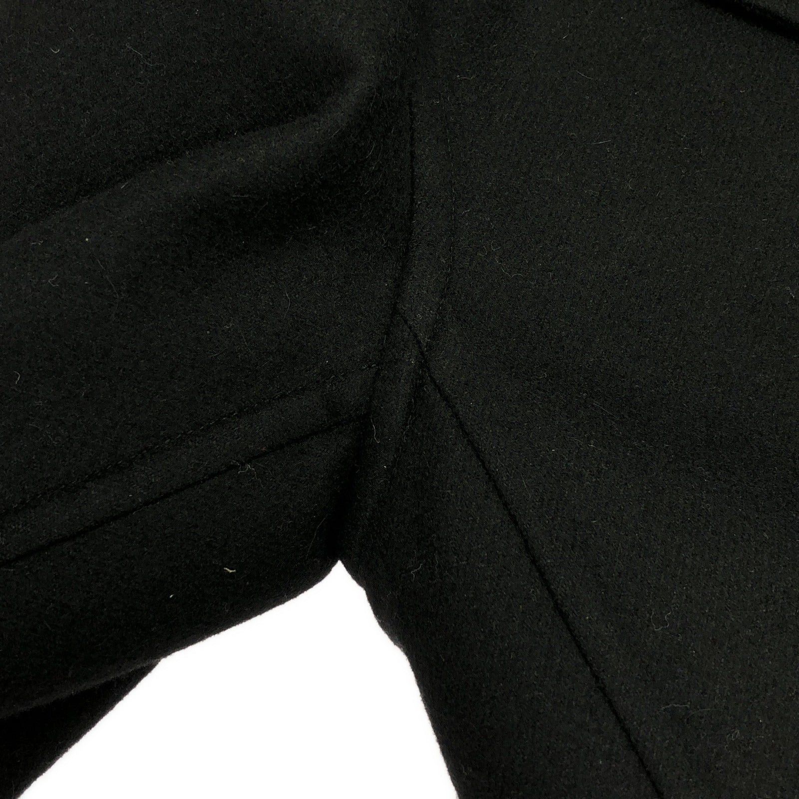 Hermes Hermes Coat Cashmere Black Size ONE SIZE - 9 Thumbnail