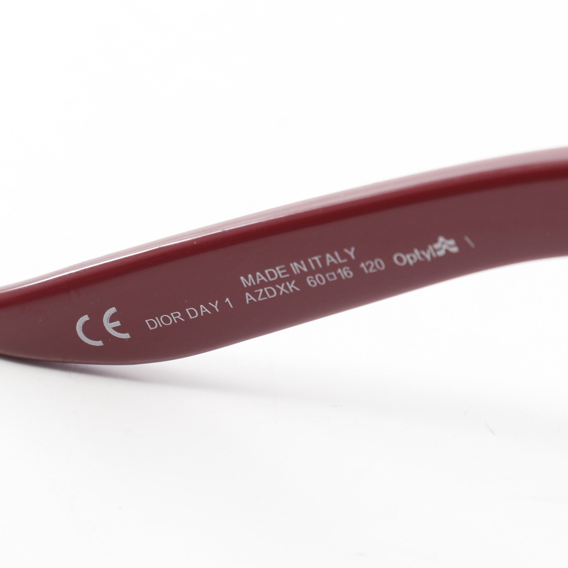 Dior Dior Dior Day1 Sunglasses Bordeaux Size ONE SIZE - 5 Thumbnail