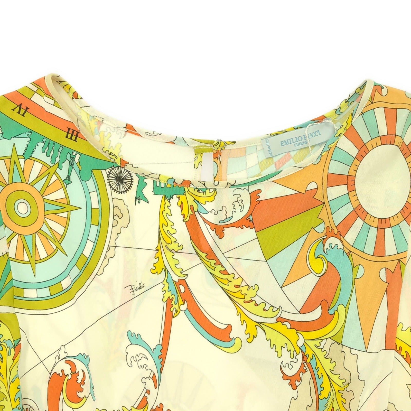 Emilio Pucci Emilio Pucci One Piece Rayon White Size ONE SIZE - 9 Thumbnail