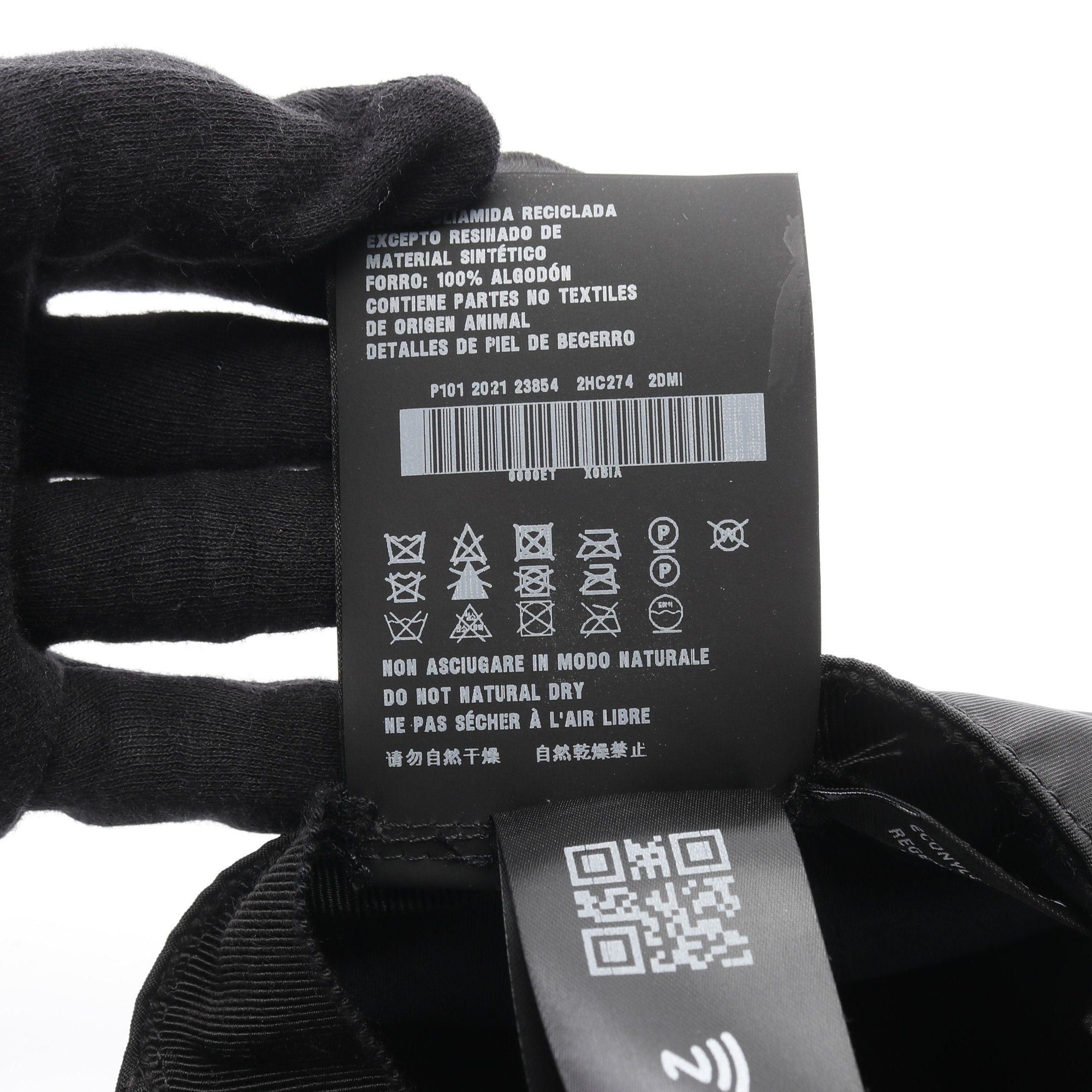 Prada Prada Re Nylon Cap Black Size ONE SIZE - 7 Thumbnail