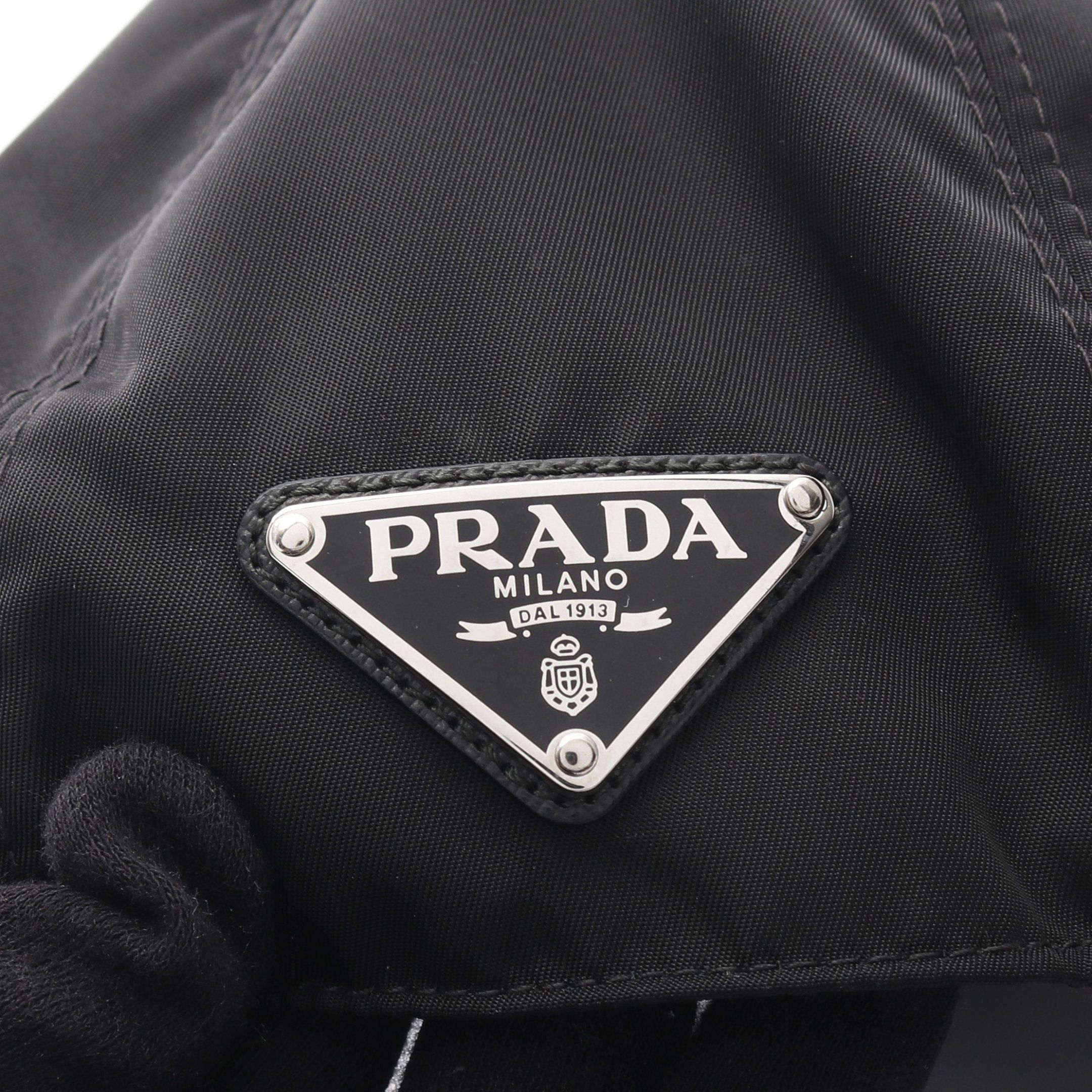 Prada Prada Re Nylon Cap Black Size ONE SIZE - 10 Thumbnail