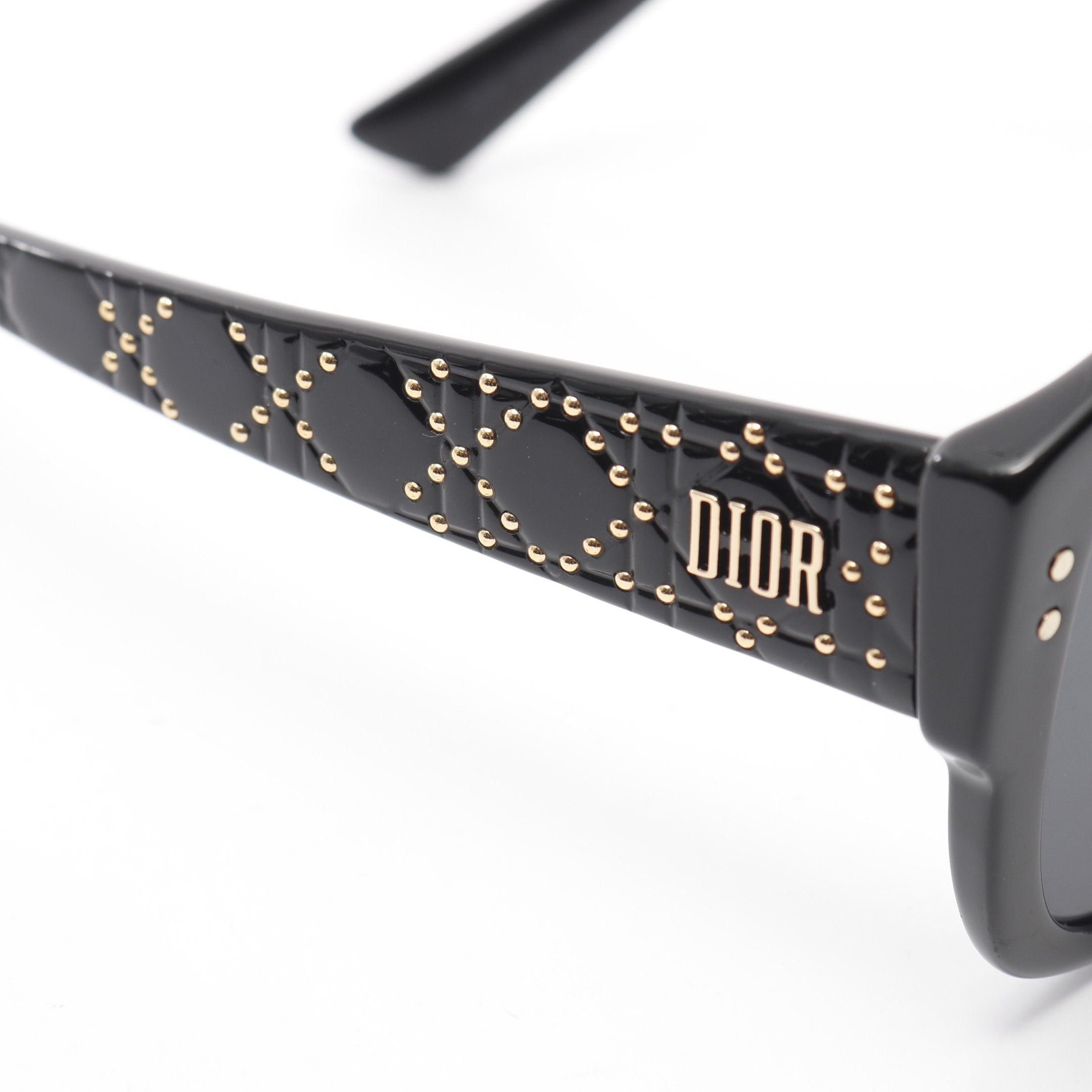 Dior Dior Ladydiorstudsf Lady Dior Sunglasses Studs Black Size ONE SIZE - 10 Thumbnail