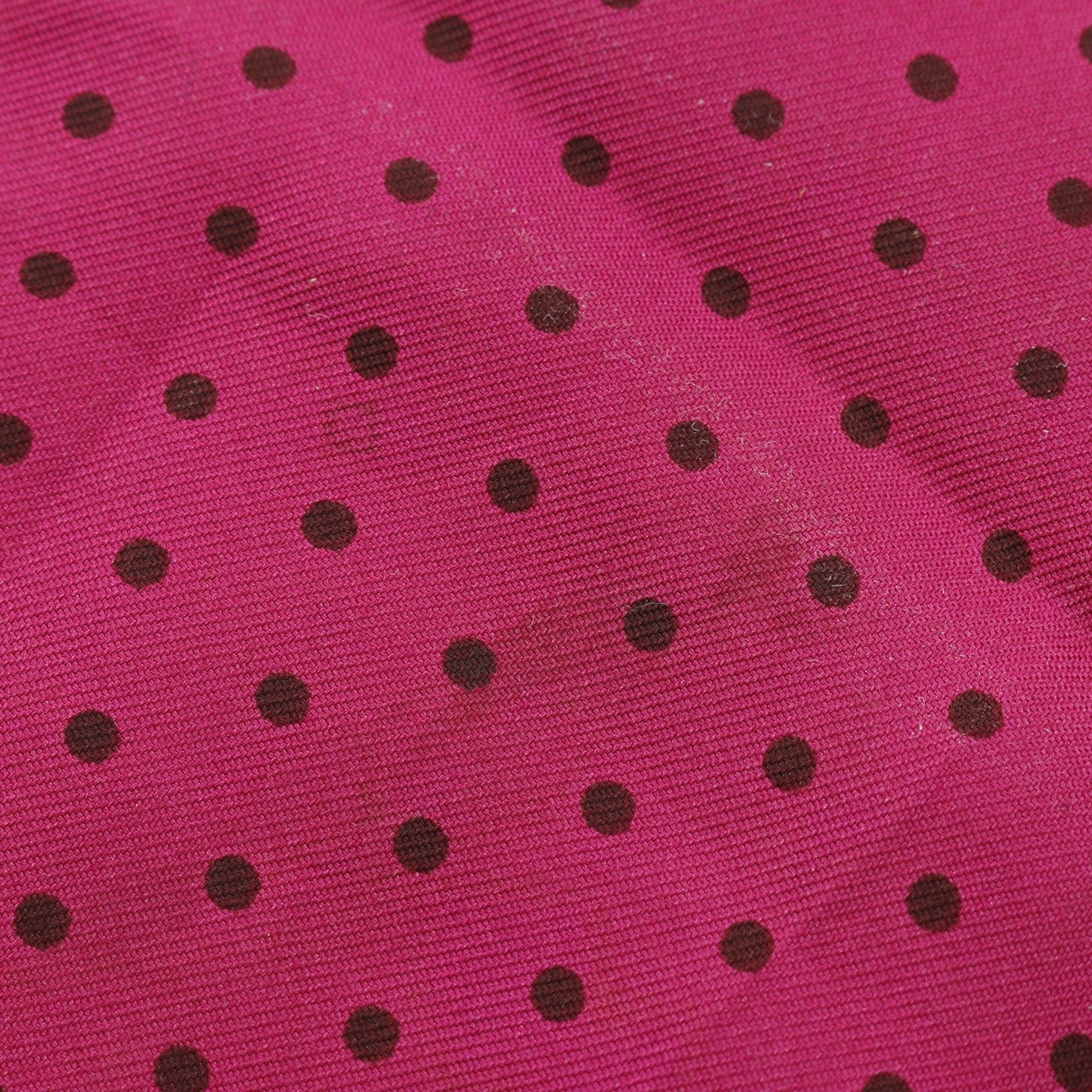 Hermes Hermes Scarf Dot All-Over Pattern Silk Pink Purple Black Gray Double Face Size ONE SIZE - 7 Thumbnail