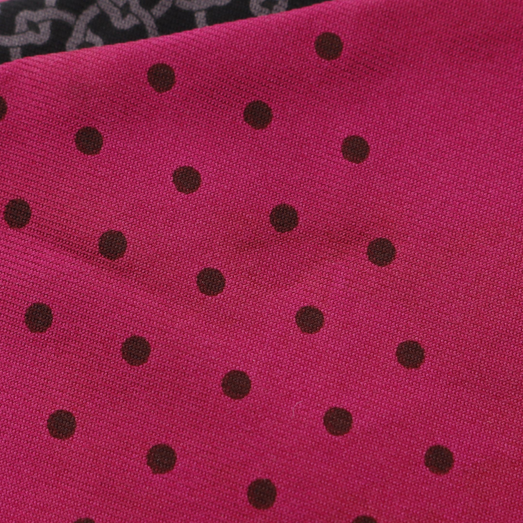 Hermes Hermes Scarf Dot All-Over Pattern Silk Pink Purple Black Gray Double Face Size ONE SIZE - 9 Thumbnail