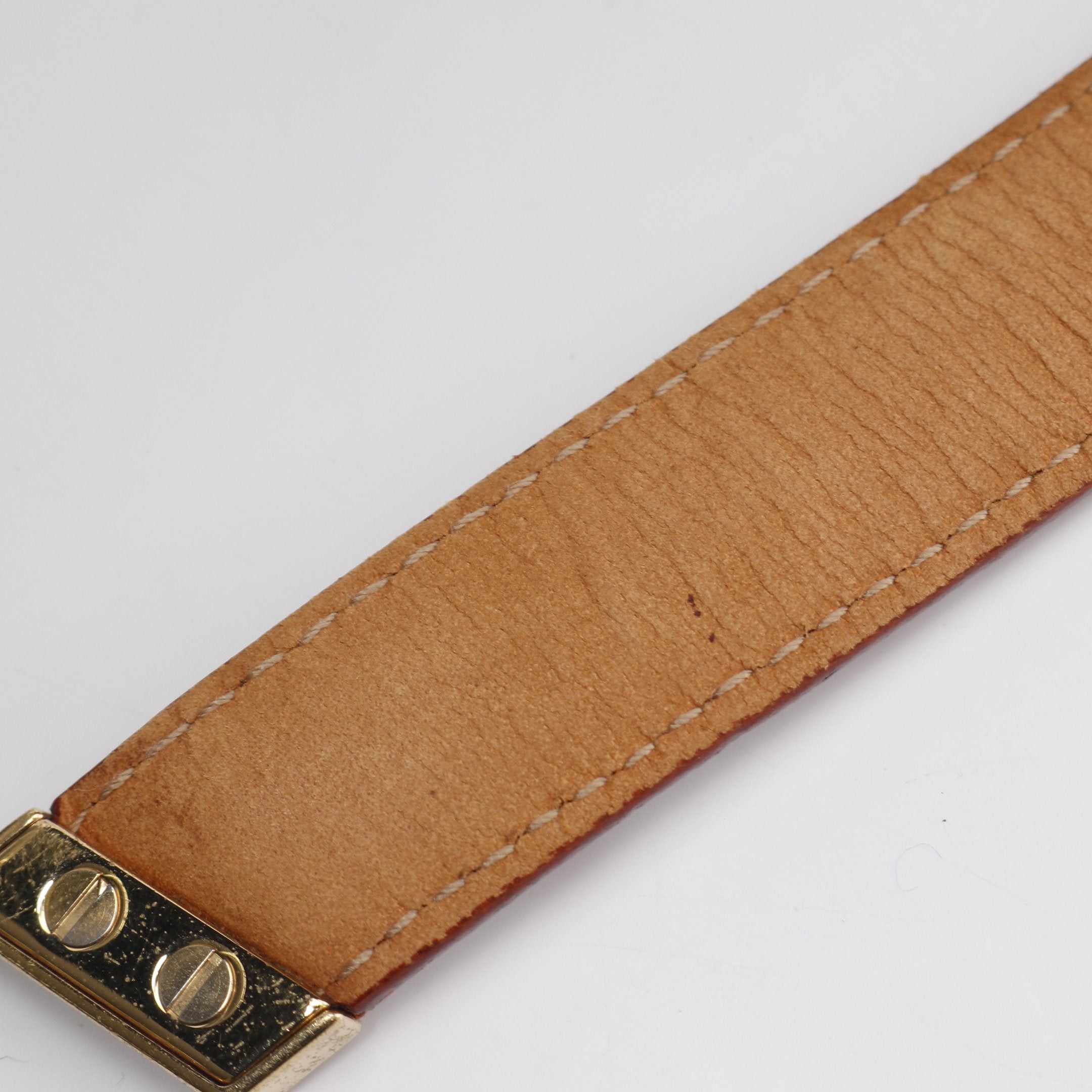 Louis Vuitton Louis Vuitton Ceinture Monogram Multicolor Bron Belt White Size ONE SIZE - 9 Thumbnail
