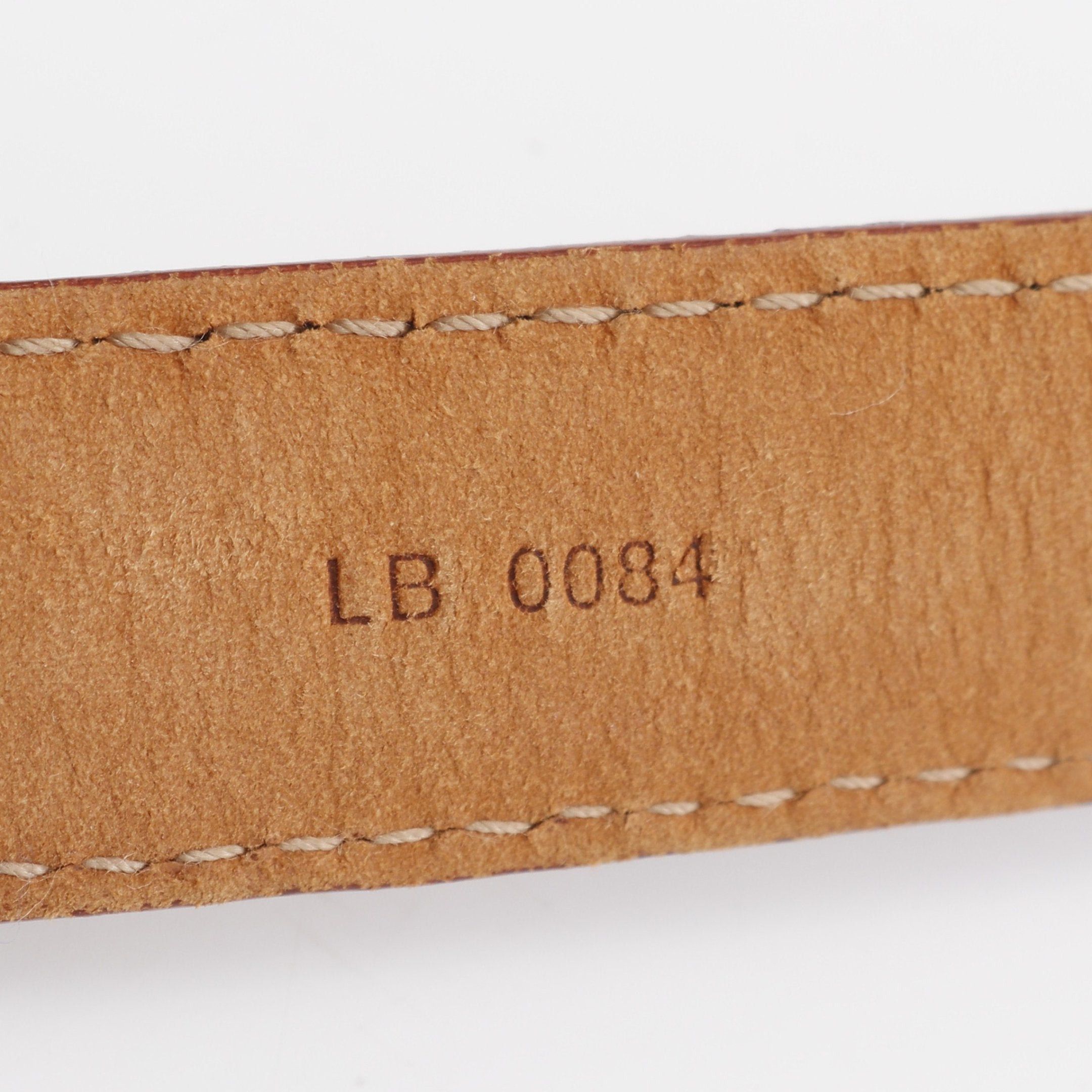 Louis Vuitton Louis Vuitton Ceinture Monogram Multicolor Bron Belt White Size ONE SIZE - 6 Thumbnail
