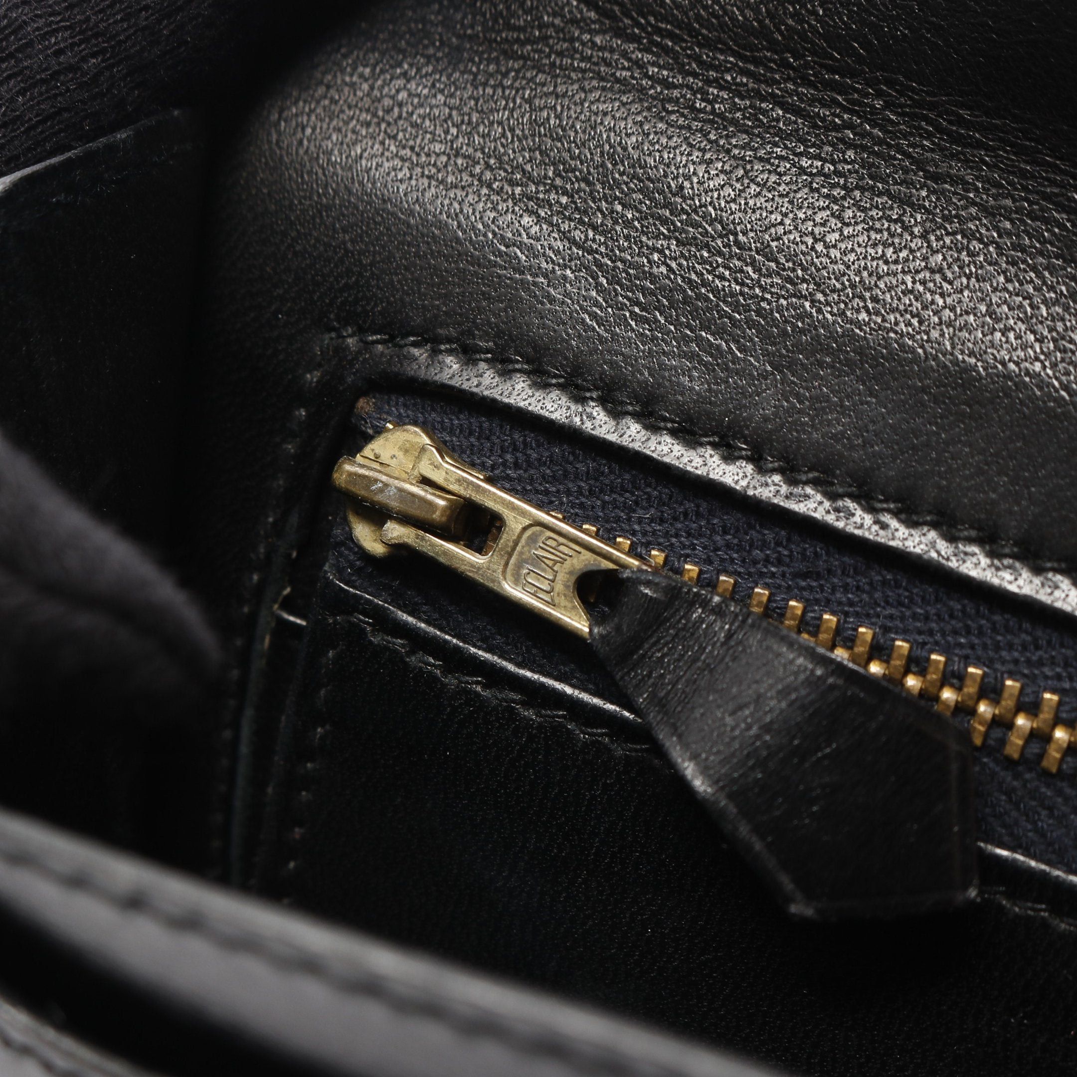 Hermes Hermes Shoulder Wallet Box Calf Black Gold Hardware ○Q Stamp Size ONE SIZE - 9 Thumbnail