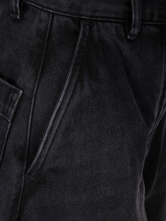 Studio Nicholson STUDIO NICHOLSON Women Denim Pants CHALCOSNW 1417WASHEDBLACK Black Size 26" / US 2 / IT 38 - 2 Thumbnail