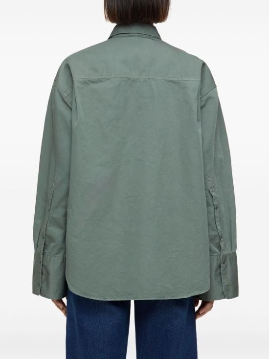 CLOSED CLOSED Women Shirts C94436 26F30601 Green Size S / US 4 / IT 40 - 5 Thumbnail