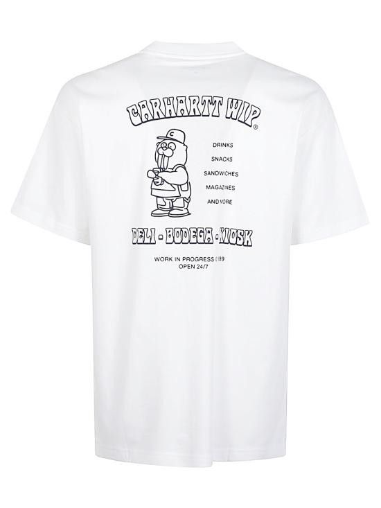 Carhartt Wip CARHARTT WIP Men T-Shirts I035230 02XX White Size US L / EU 52-54 / 3 - 2 Thumbnail