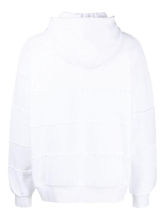 BOTTER BOTTER Women Hoodies 6017A J006WHITETONALSTRIPE White Size L / US 10 / IT 46 - 2 Thumbnail