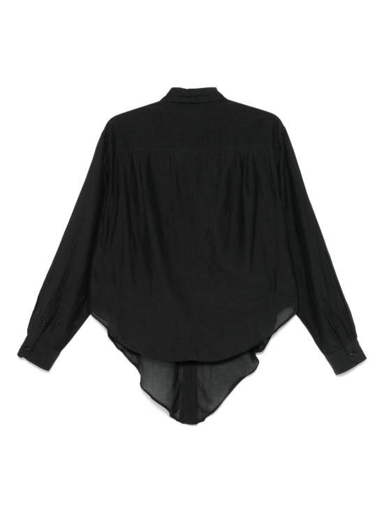 Isabel Marant Etoile ISABEL MARANT ETOILE Women Shirts CH0131FD B3J04E 01BK Black Size XS / US 0-2 / IT 36-38 - 2 Thumbnail