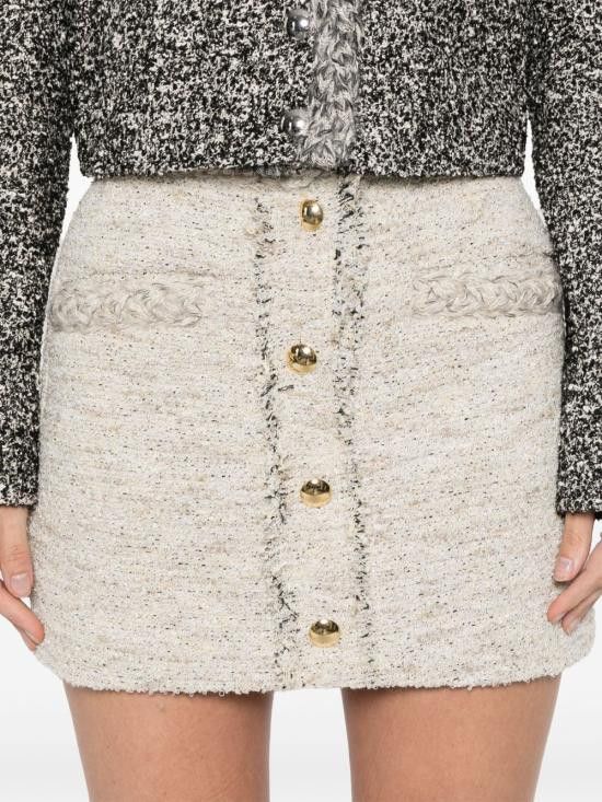 Isabel Marant ISABEL MARANT Women Mid Skirts JU0321FA C1E02I 23EC Beige Size 28" / US 6 / IT 42 - 4 Thumbnail