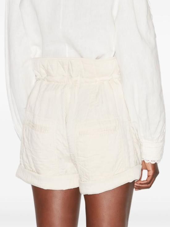 Isabel Marant Etoile ISABEL MARANT ETOILE Women Shorts & Burmudas SH0200FA C1G04E 23EC Beige Size 28" / US 6 / IT 42 - 4 Thumbnail