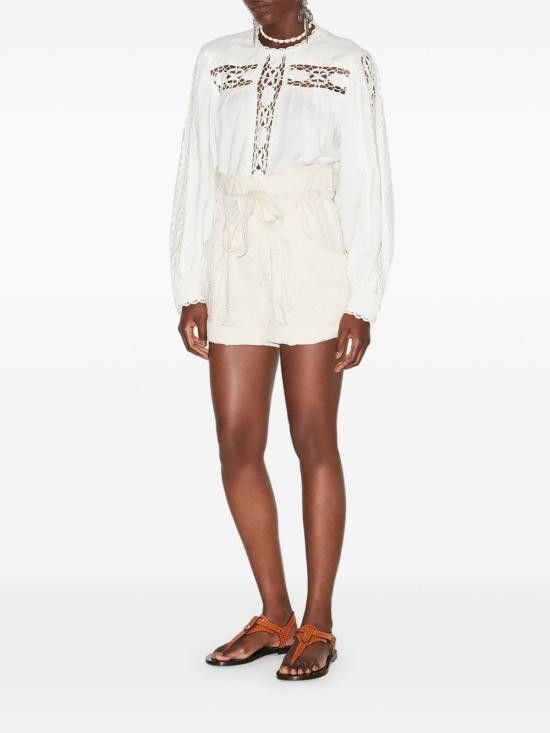 Isabel Marant Etoile ISABEL MARANT ETOILE Women Shorts & Burmudas SH0200FA C1G04E 23EC Beige Size 28" / US 6 / IT 42 - 3 Thumbnail